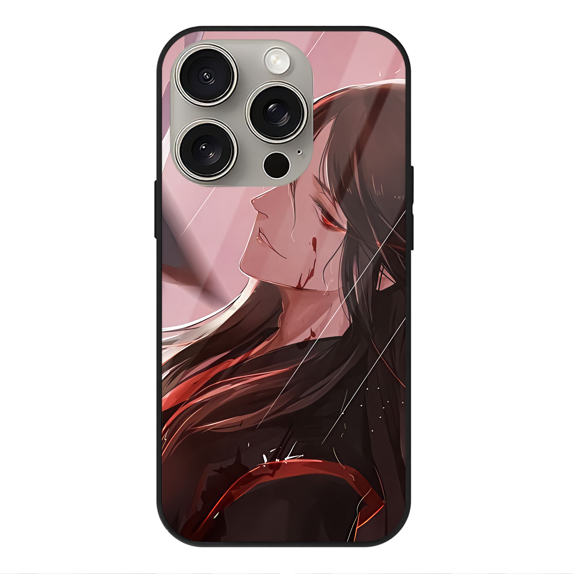 （画像用） 刀剣乱舞 Touken Ranbu 【iPhone15Pro対応】スマホケース 耐衝撃＆黄変防止 背面ガラス