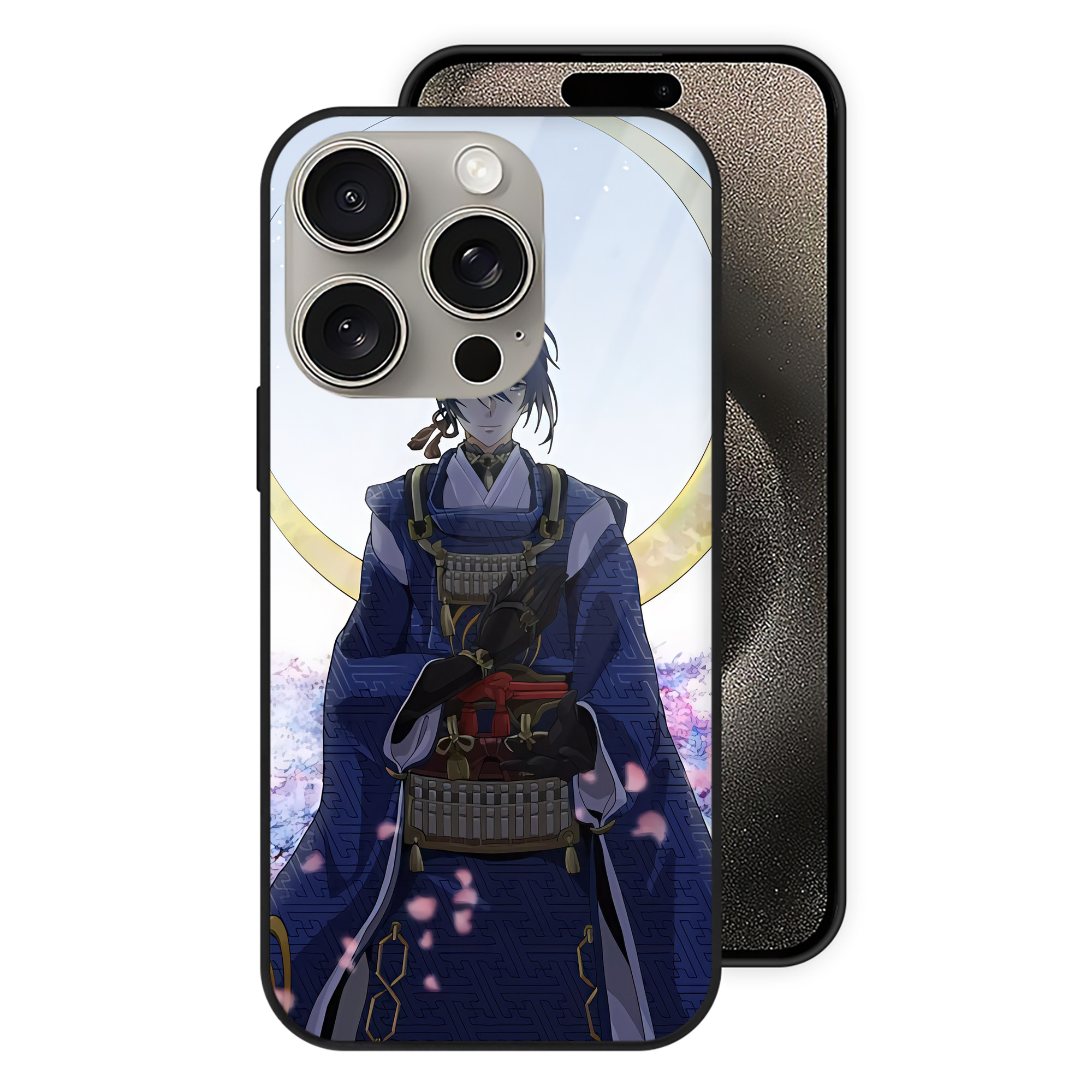 （画像用） 刀剣乱舞 Touken Ranbu 【iPhone15Pro対応】スマホケース 耐衝撃＆黄変防止 背面ガラス