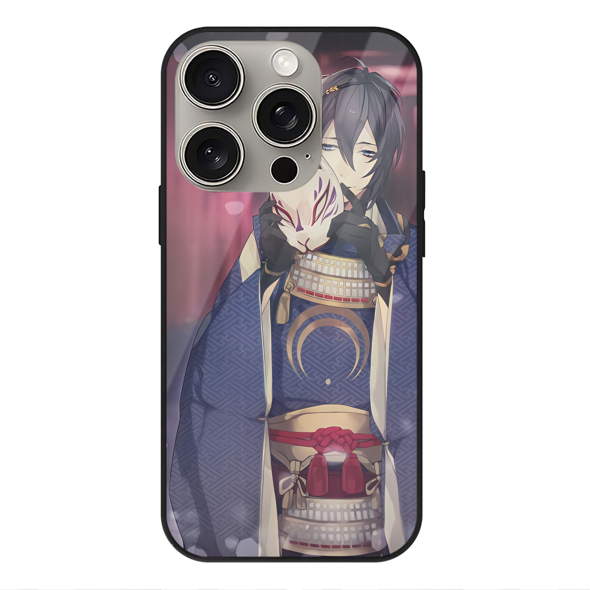 （画像用） 刀剣乱舞 Touken Ranbu 【iPhone15Pro対応】スマホケース 耐衝撃＆黄変防止 背面ガラス