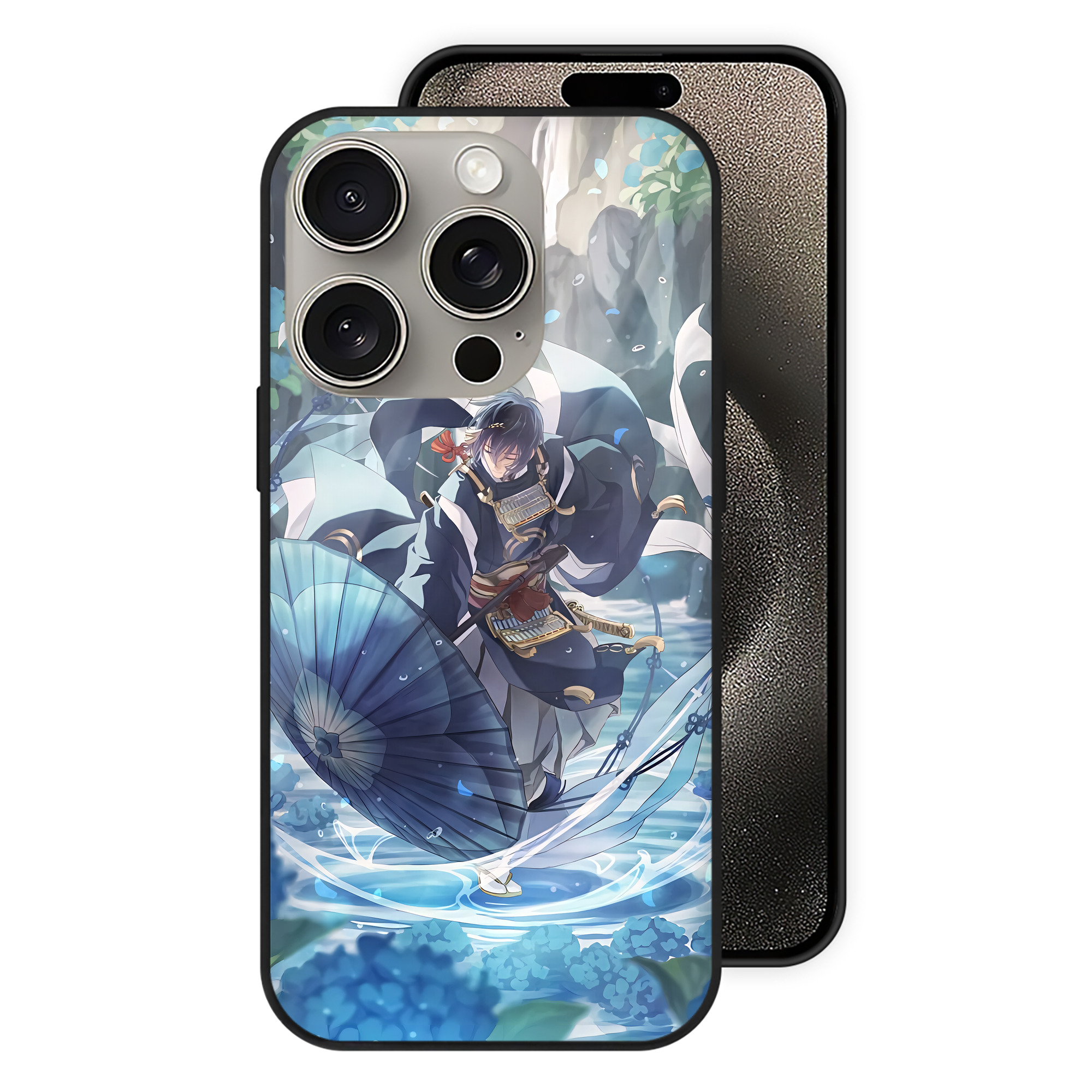 （画像用） 刀剣乱舞 Touken Ranbu 【iPhone15Pro対応】スマホケース 耐衝撃＆黄変防止 背面ガラス