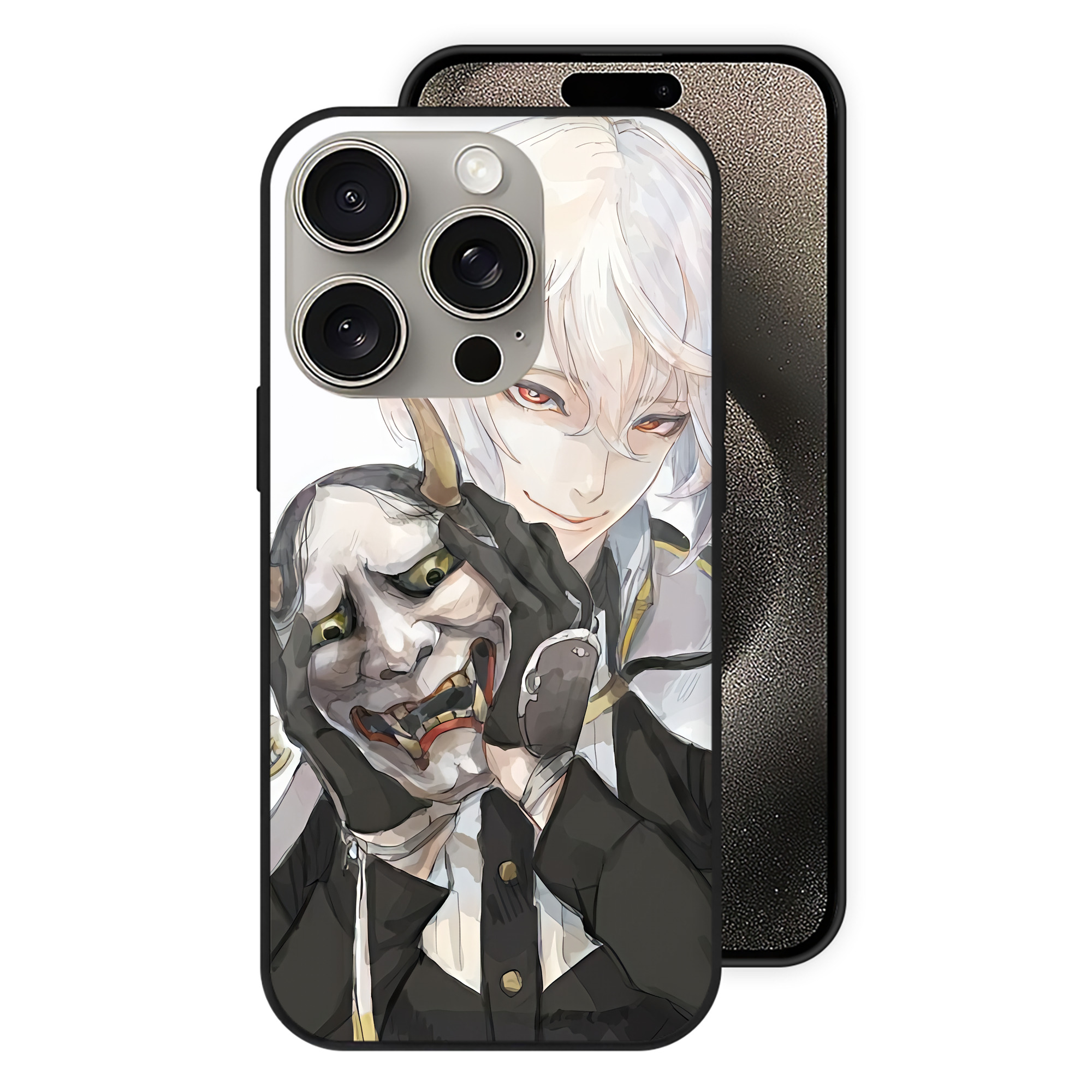 （画像用） 刀剣乱舞 Touken Ranbu 【iPhone15Pro対応】スマホケース 耐衝撃＆黄変防止 背面ガラス