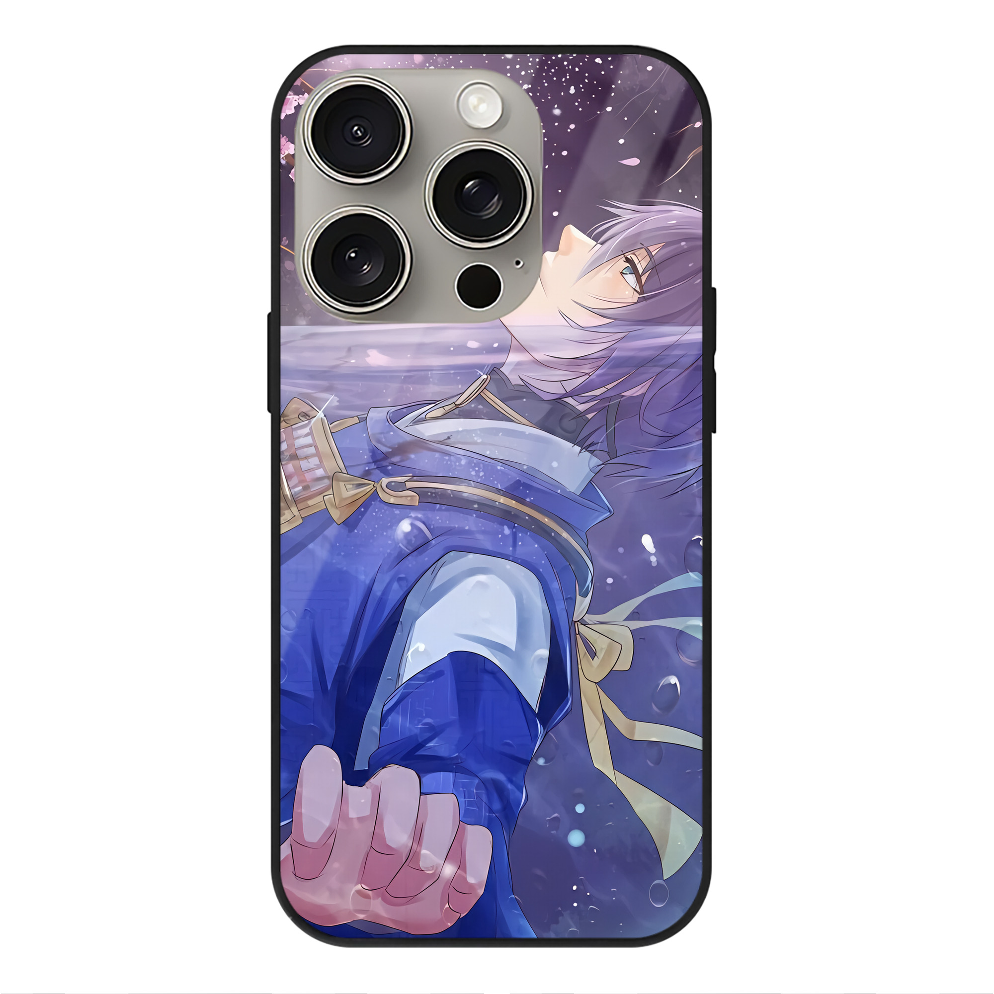 （画像用） 刀剣乱舞 Touken Ranbu 【iPhone15Pro対応】スマホケース 耐衝撃＆黄変防止 背面ガラス