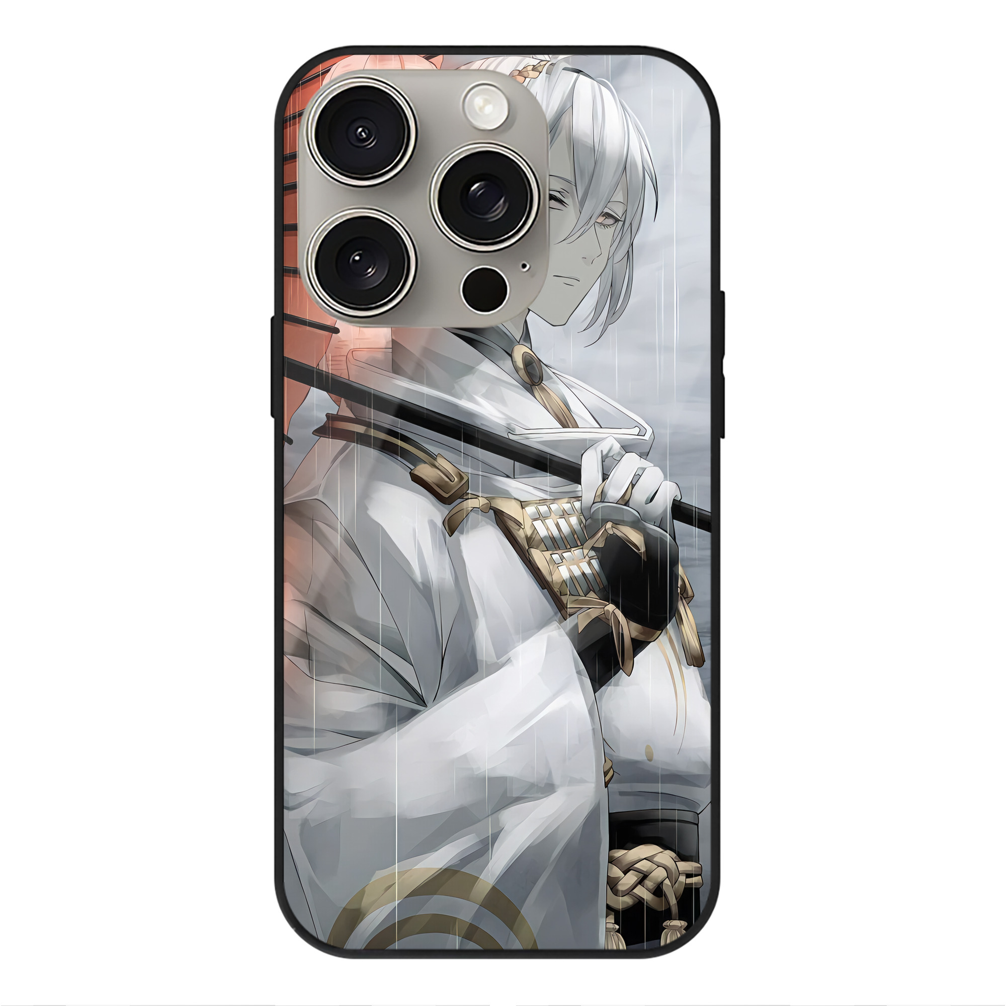 （画像用） 刀剣乱舞 Touken Ranbu 【iPhone15Pro対応】スマホケース 耐衝撃＆黄変防止 背面ガラス