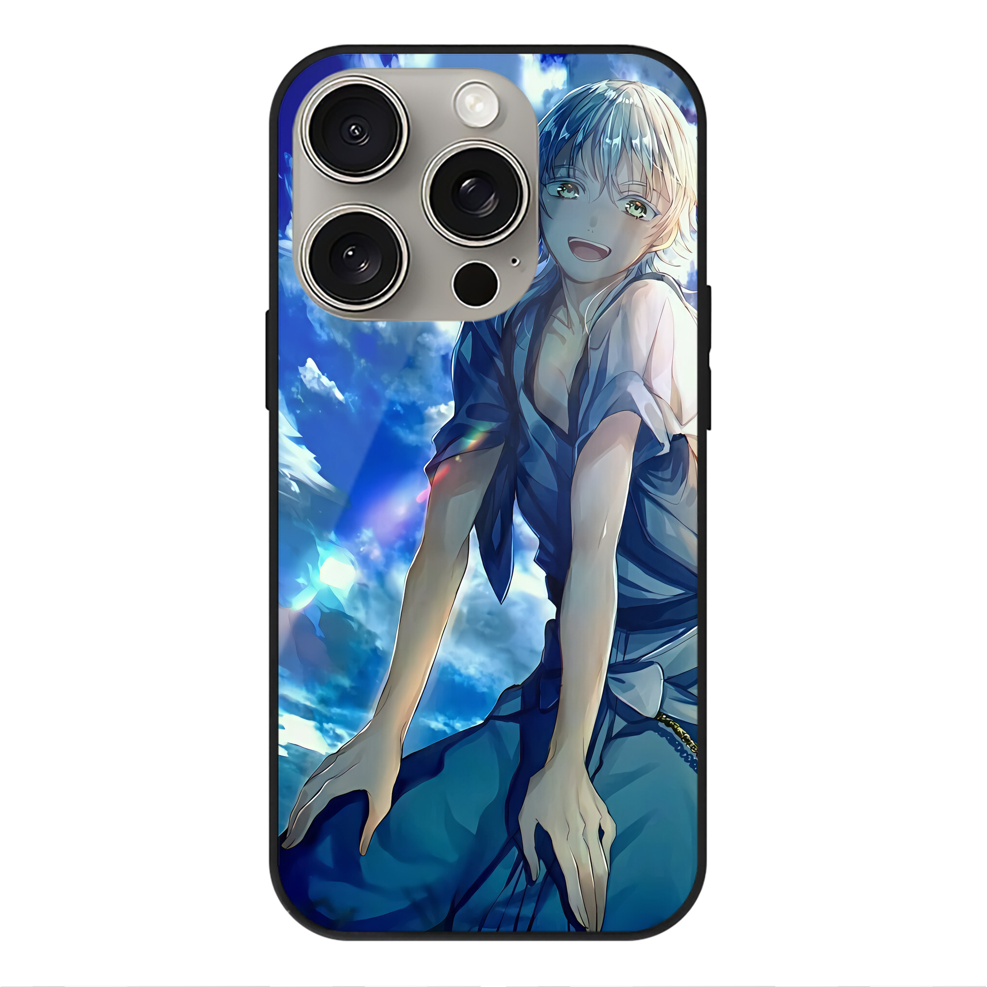 （画像用） 刀剣乱舞 Touken Ranbu 【iPhone15Pro対応】スマホケース 耐衝撃＆黄変防止 背面ガラス