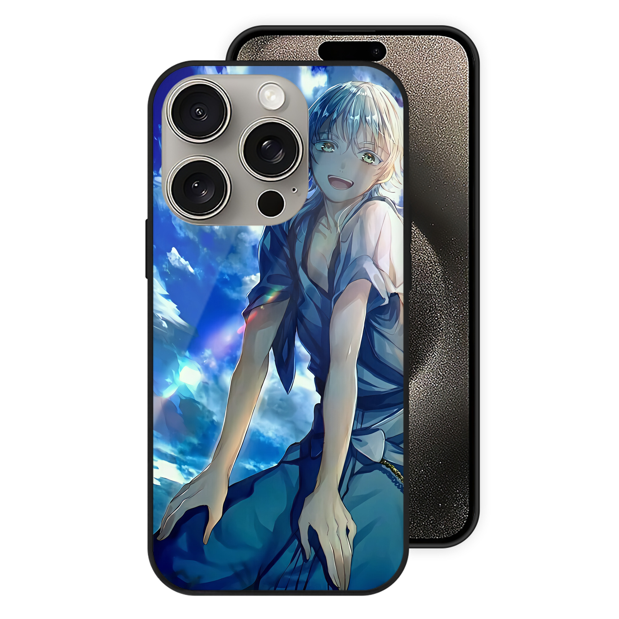 （画像用） 刀剣乱舞 Touken Ranbu 【iPhone15Pro対応】スマホケース 耐衝撃＆黄変防止 背面ガラス