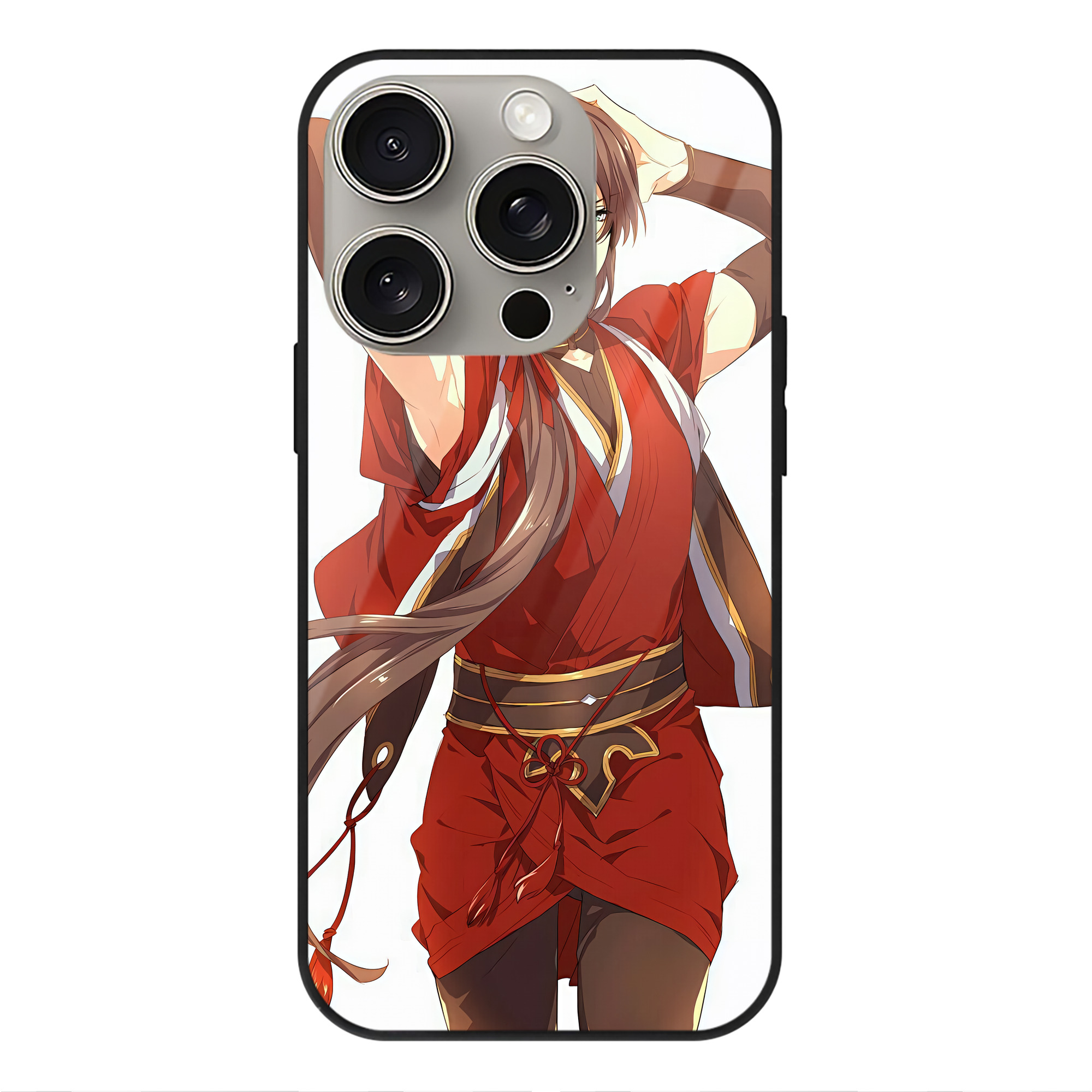 （画像用） 刀剣乱舞 Touken Ranbu 【iPhone15Pro対応】スマホケース 耐衝撃＆黄変防止 背面ガラス