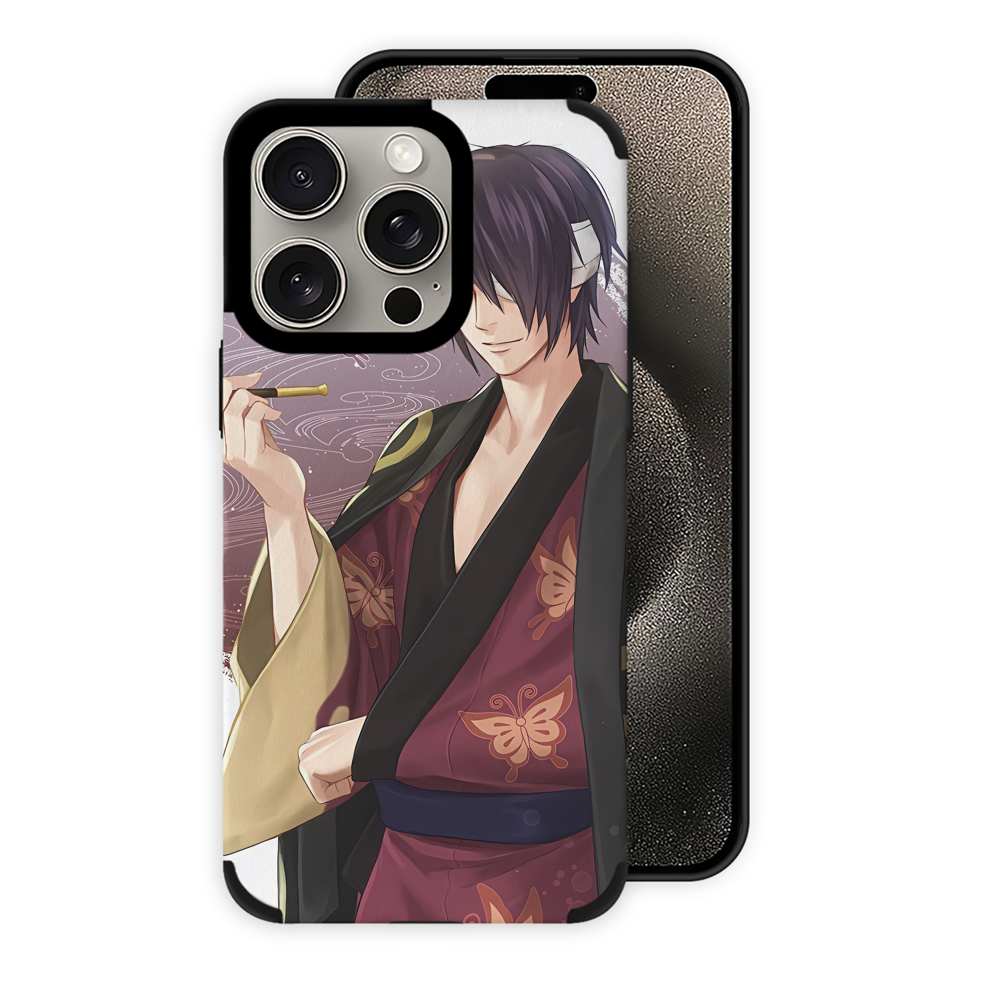 （画像用） 刀剣乱舞 Touken Ranbu 【iPhone15ProMax対応】 PUレザー スマホケース 耐衝撃＆黄変防止