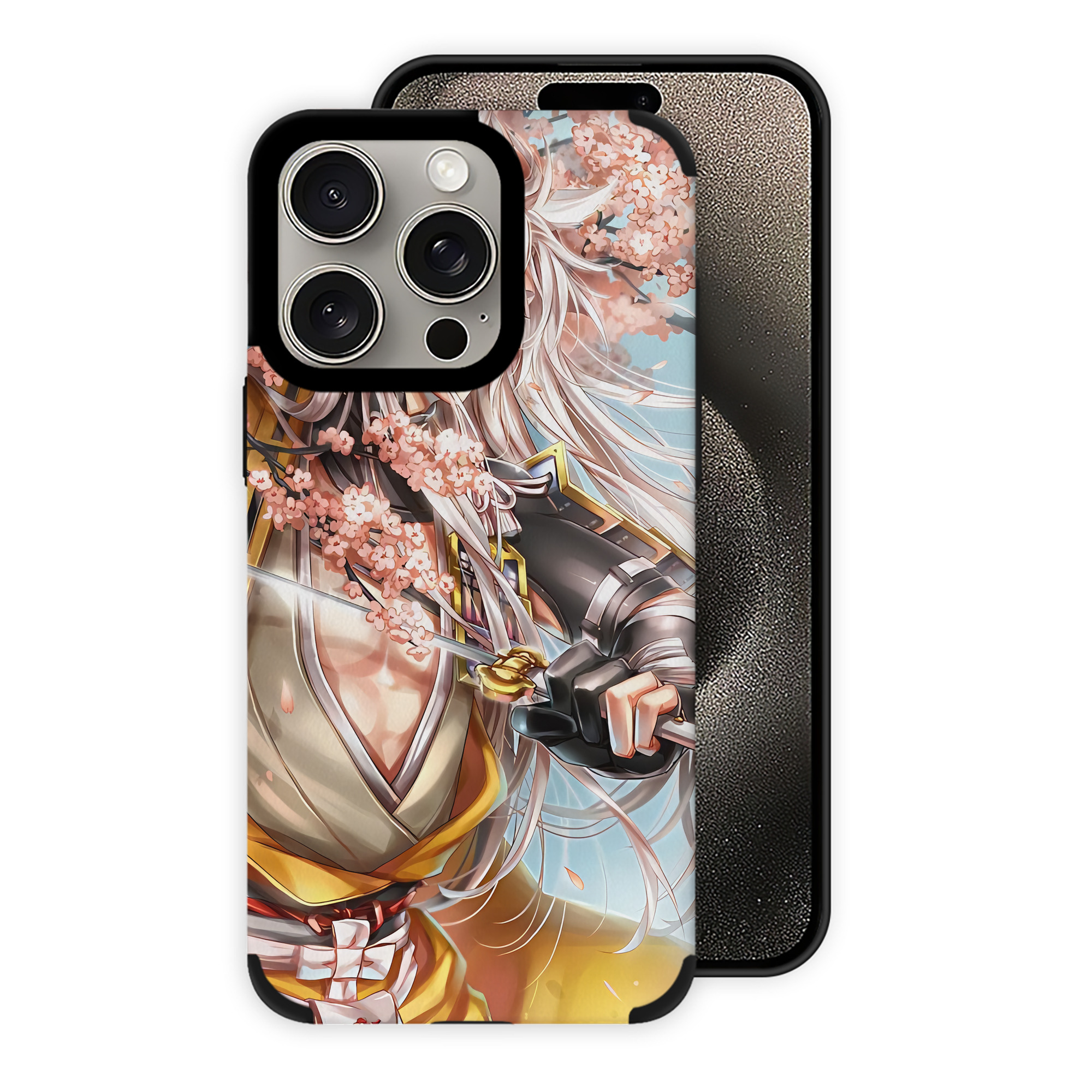 （画像用） 刀剣乱舞 Touken Ranbu 【iPhone15ProMax対応】 PUレザー スマホケース 耐衝撃＆黄変防止