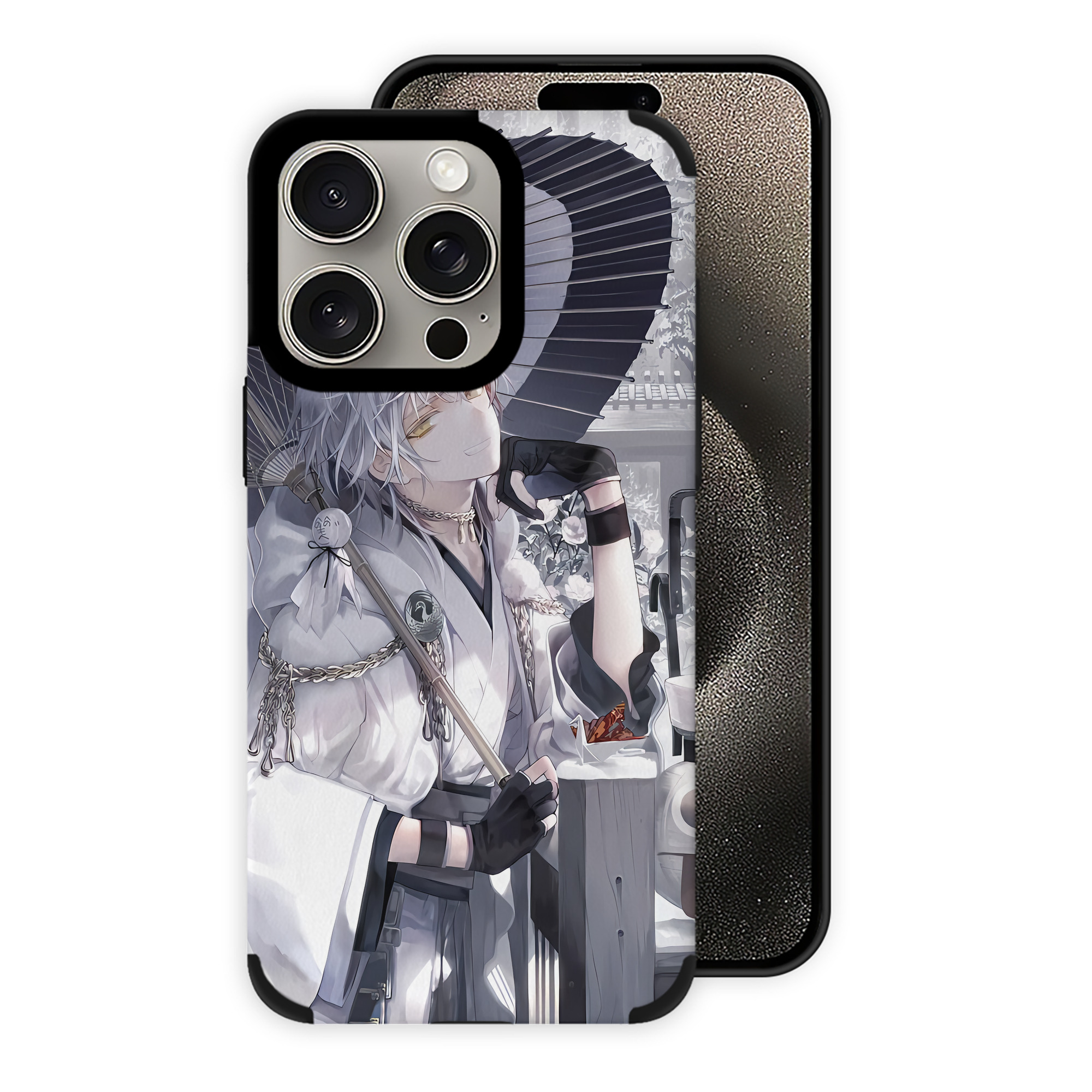 （画像用） 刀剣乱舞 Touken Ranbu 【iPhone15ProMax対応】 PUレザー スマホケース 耐衝撃＆黄変防止