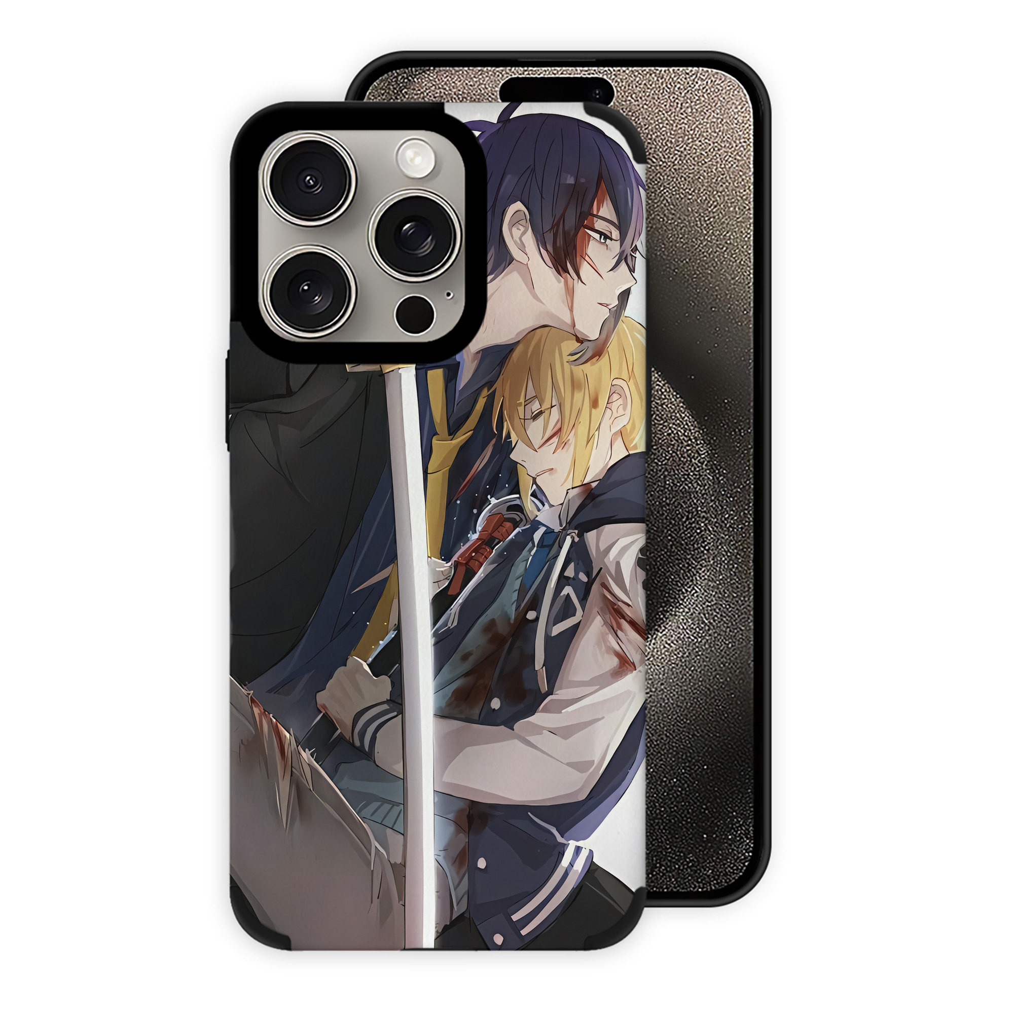（画像用） 刀剣乱舞 Touken Ranbu 【iPhone15ProMax対応】 PUレザー スマホケース 耐衝撃＆黄変防止