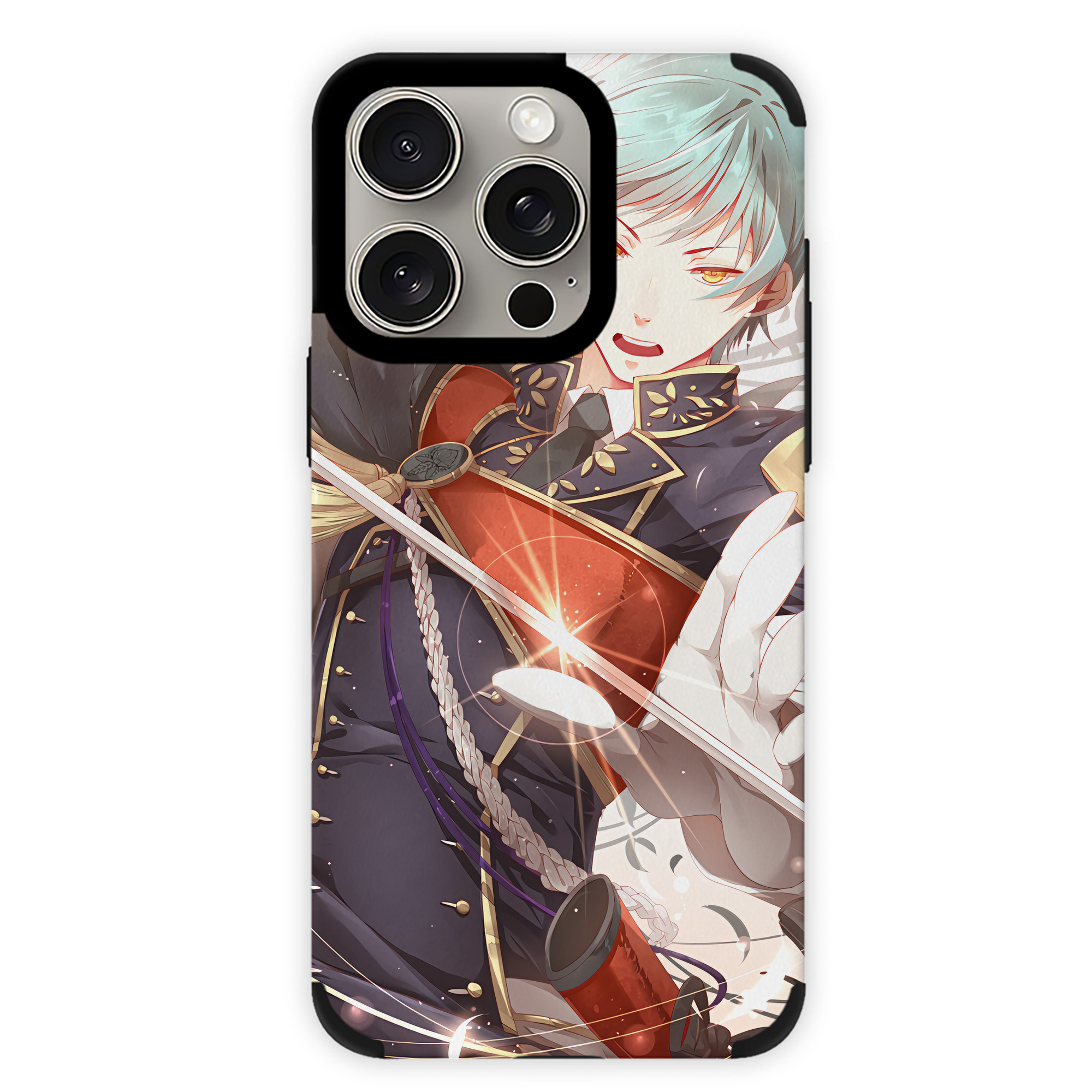 （画像用） 刀剣乱舞 Touken Ranbu 【iPhone15ProMax対応】 PUレザー スマホケース 耐衝撃＆黄変防止