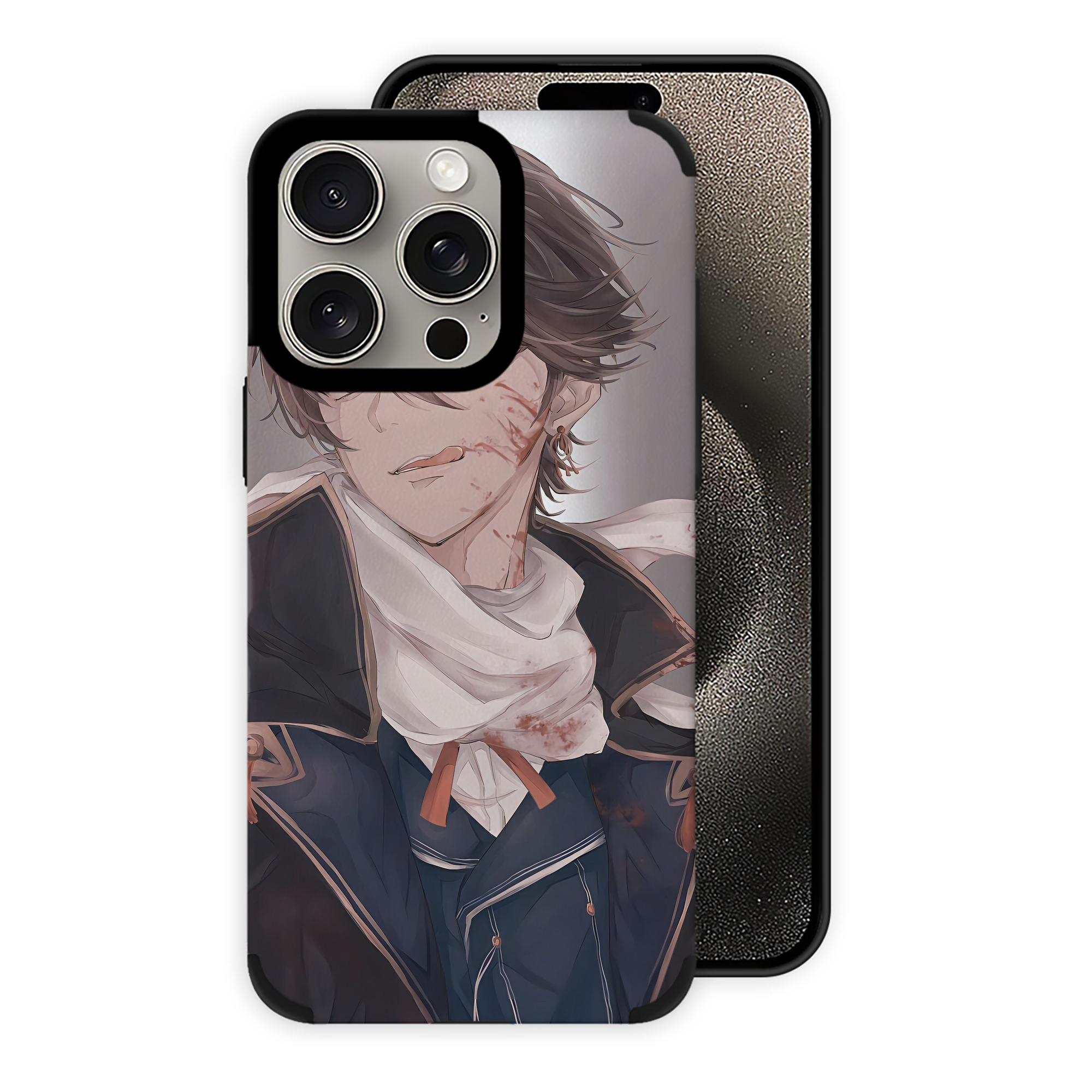（画像用） 刀剣乱舞 Touken Ranbu 【iPhone15ProMax対応】 PUレザー スマホケース 耐衝撃＆黄変防止