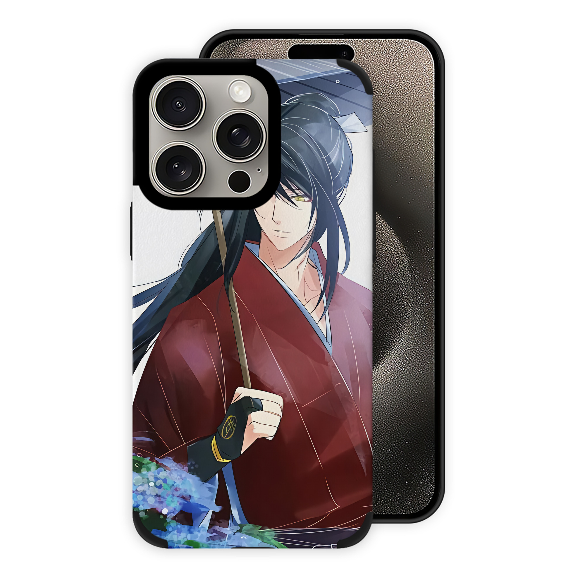 （画像用） 刀剣乱舞 Touken Ranbu 【iPhone15ProMax対応】 PUレザー スマホケース 耐衝撃＆黄変防止