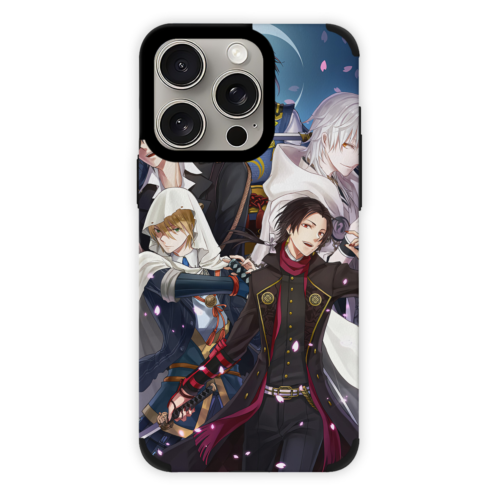 （画像用） 刀剣乱舞 Touken Ranbu 【iPhone15ProMax対応】 PUレザー スマホケース 耐衝撃＆黄変防止