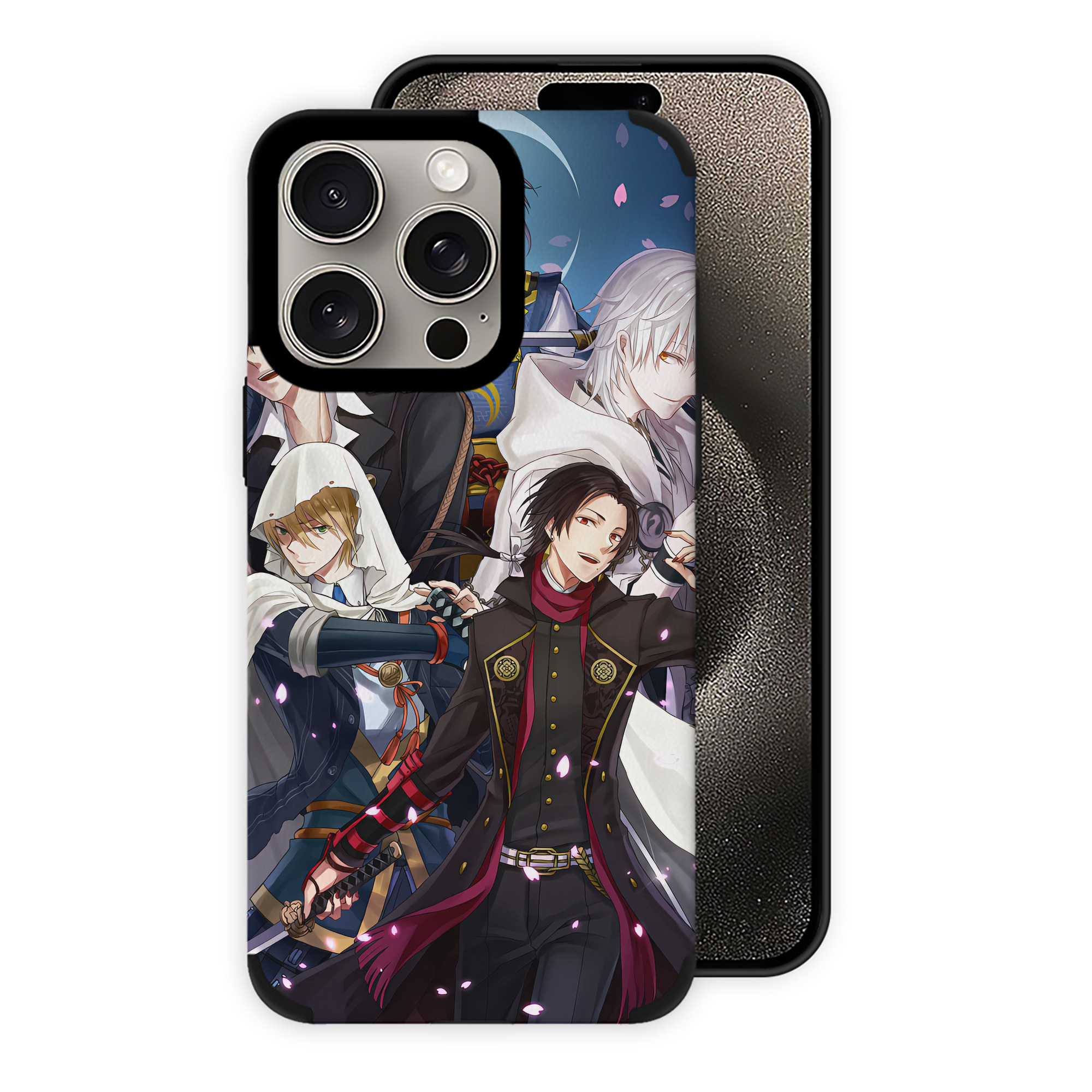 （画像用） 刀剣乱舞 Touken Ranbu 【iPhone15ProMax対応】 PUレザー スマホケース 耐衝撃＆黄変防止