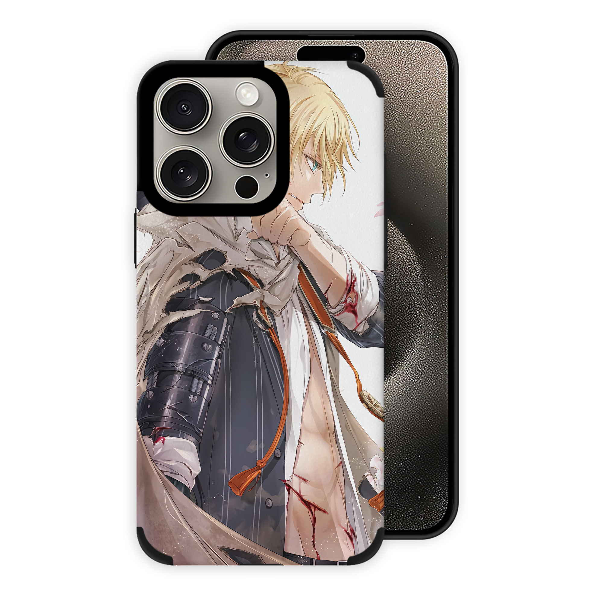 （画像用） 刀剣乱舞 Touken Ranbu 【iPhone15ProMax対応】 PUレザー スマホケース 耐衝撃＆黄変防止