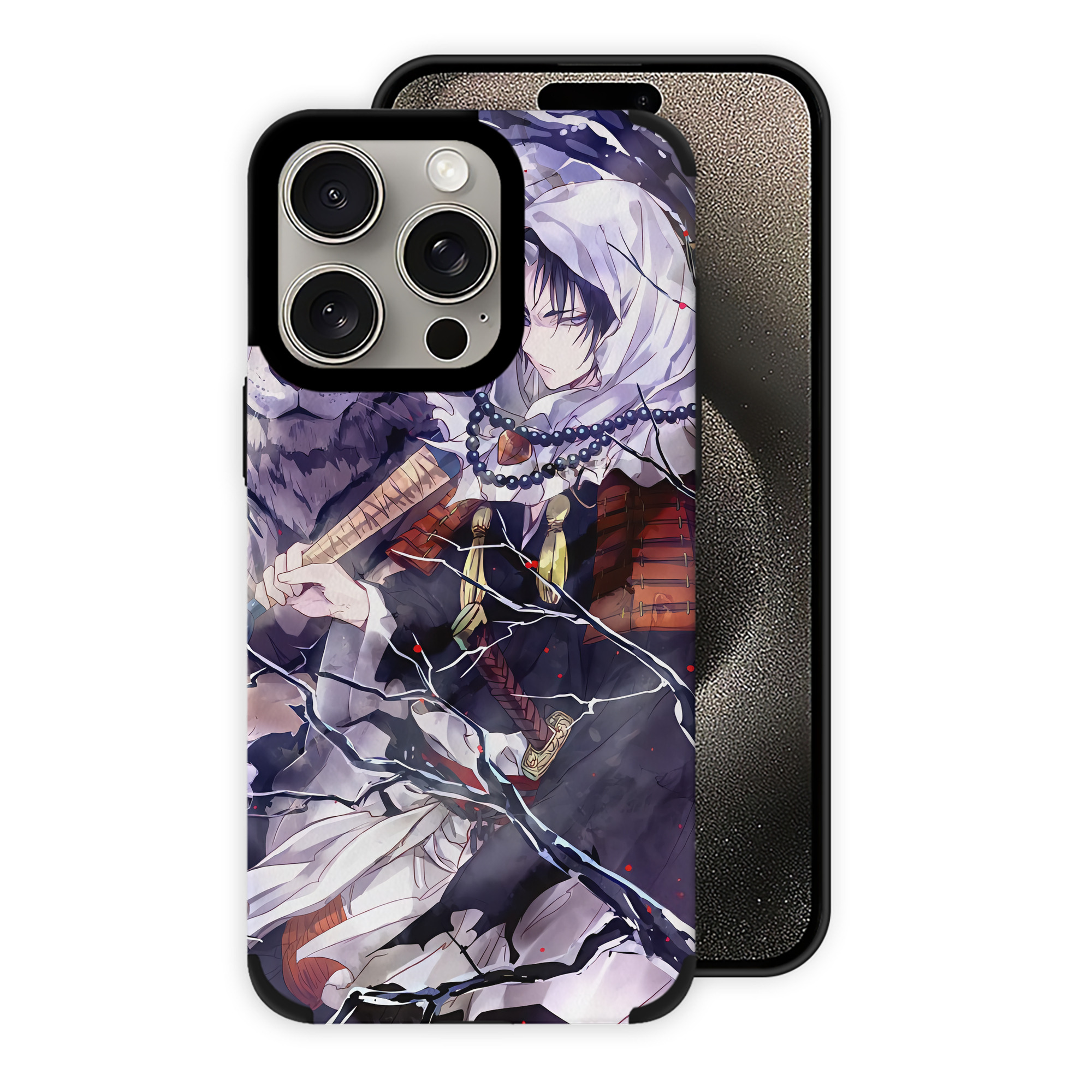 （画像用） 刀剣乱舞 Touken Ranbu 【iPhone15ProMax対応】 PUレザー スマホケース 耐衝撃＆黄変防止