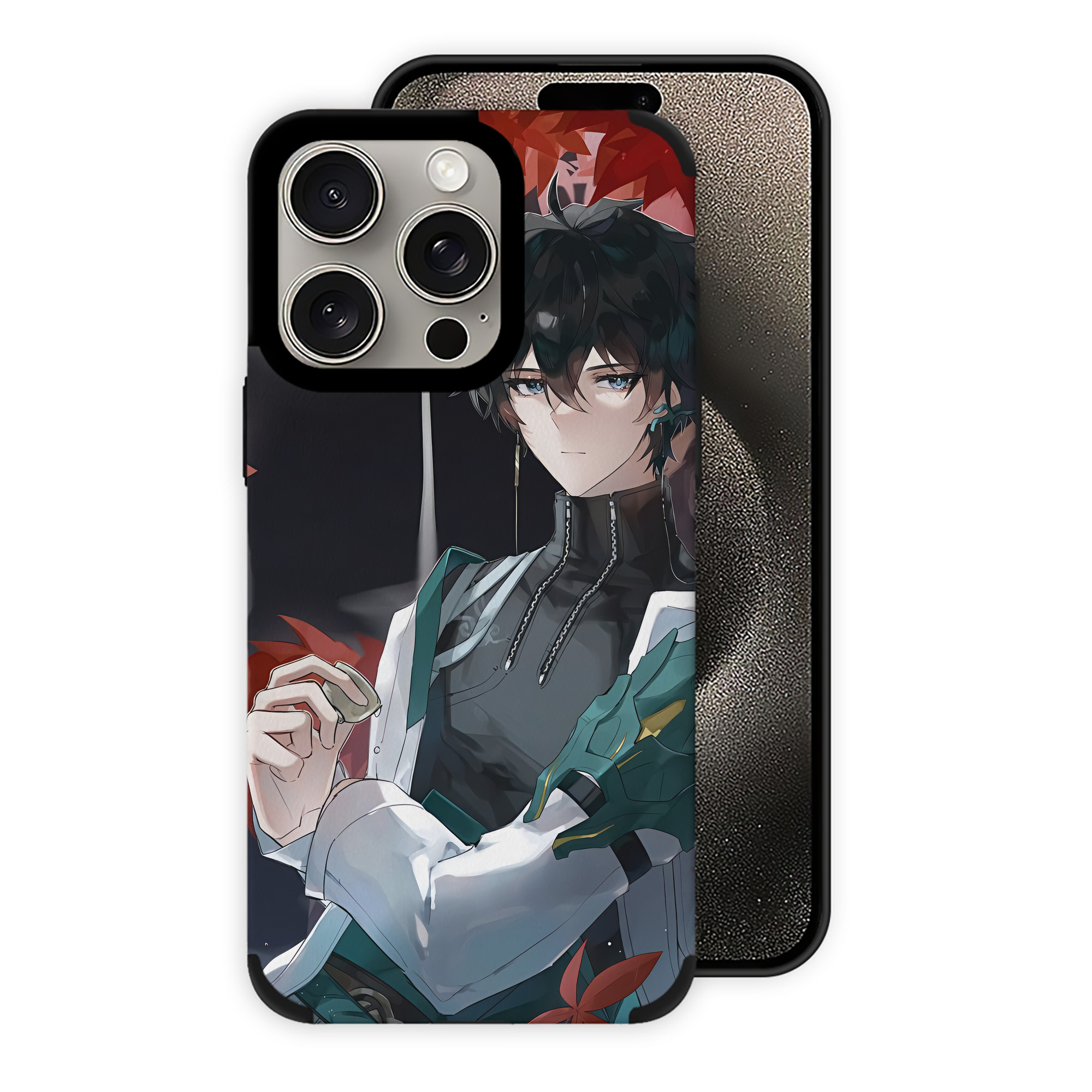（画像用） 刀剣乱舞 Touken Ranbu 【iPhone15ProMax対応】 PUレザー スマホケース 耐衝撃＆黄変防止