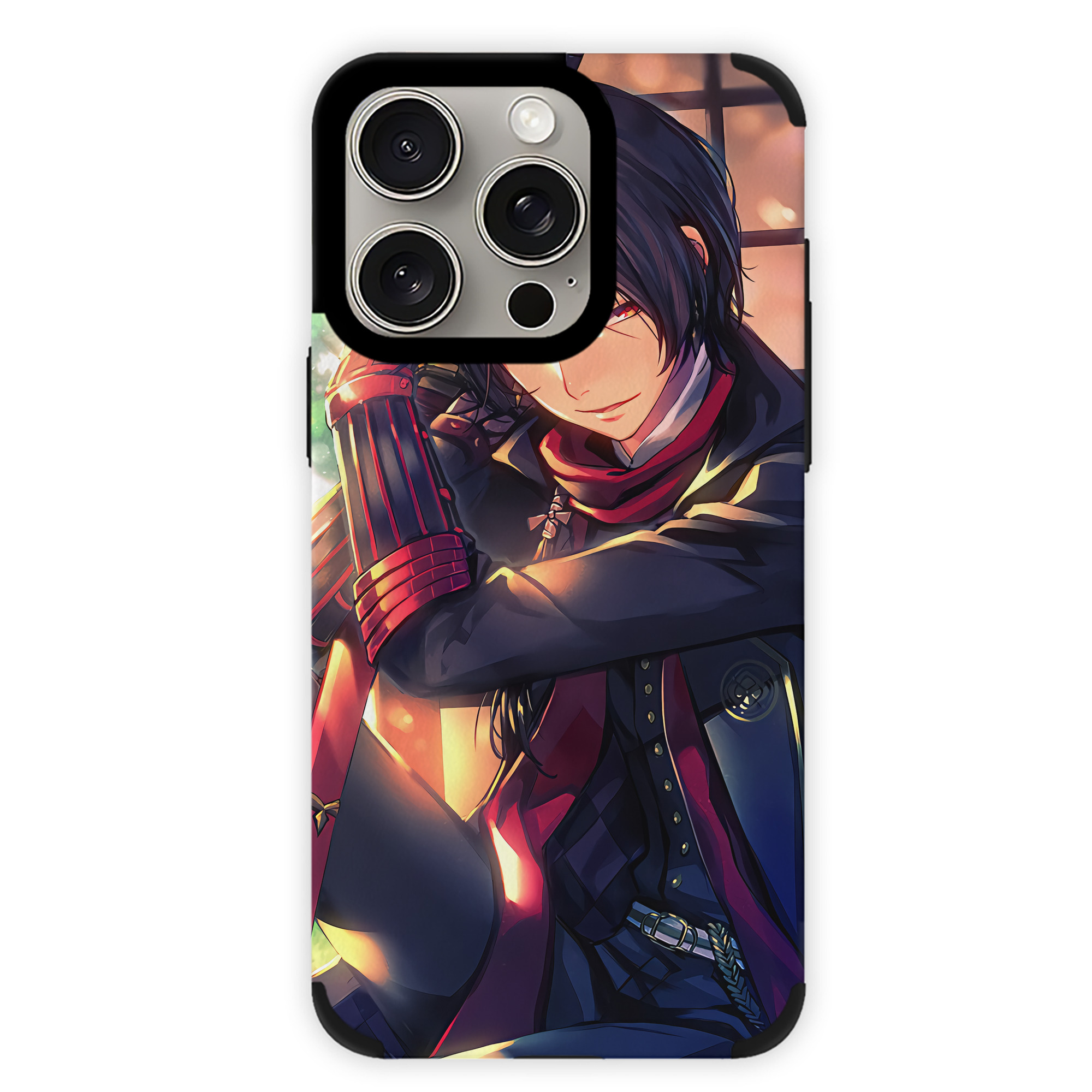 （画像用） 刀剣乱舞 Touken Ranbu 【iPhone15ProMax対応】 PUレザー スマホケース 耐衝撃＆黄変防止