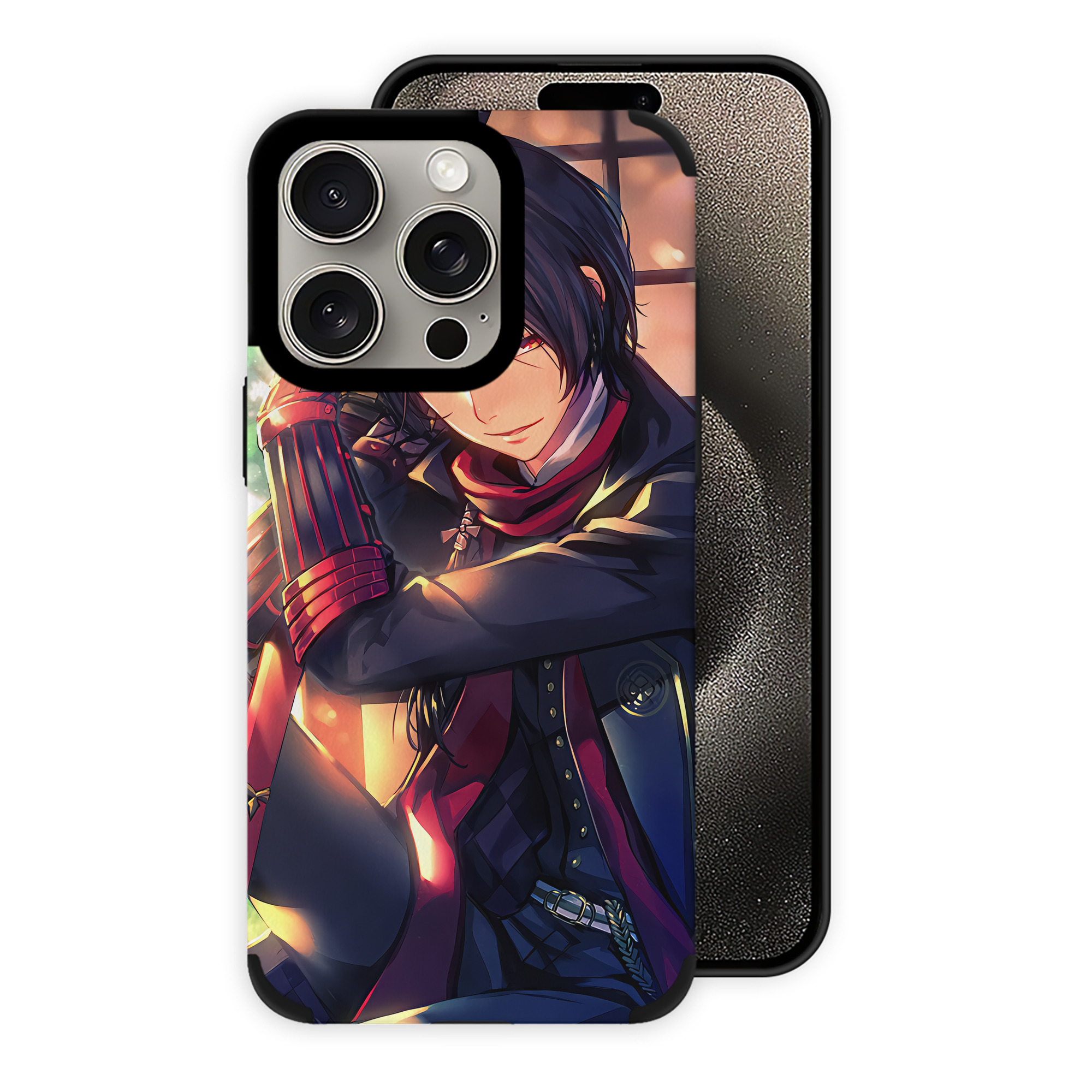 （画像用） 刀剣乱舞 Touken Ranbu 【iPhone15ProMax対応】 PUレザー スマホケース 耐衝撃＆黄変防止