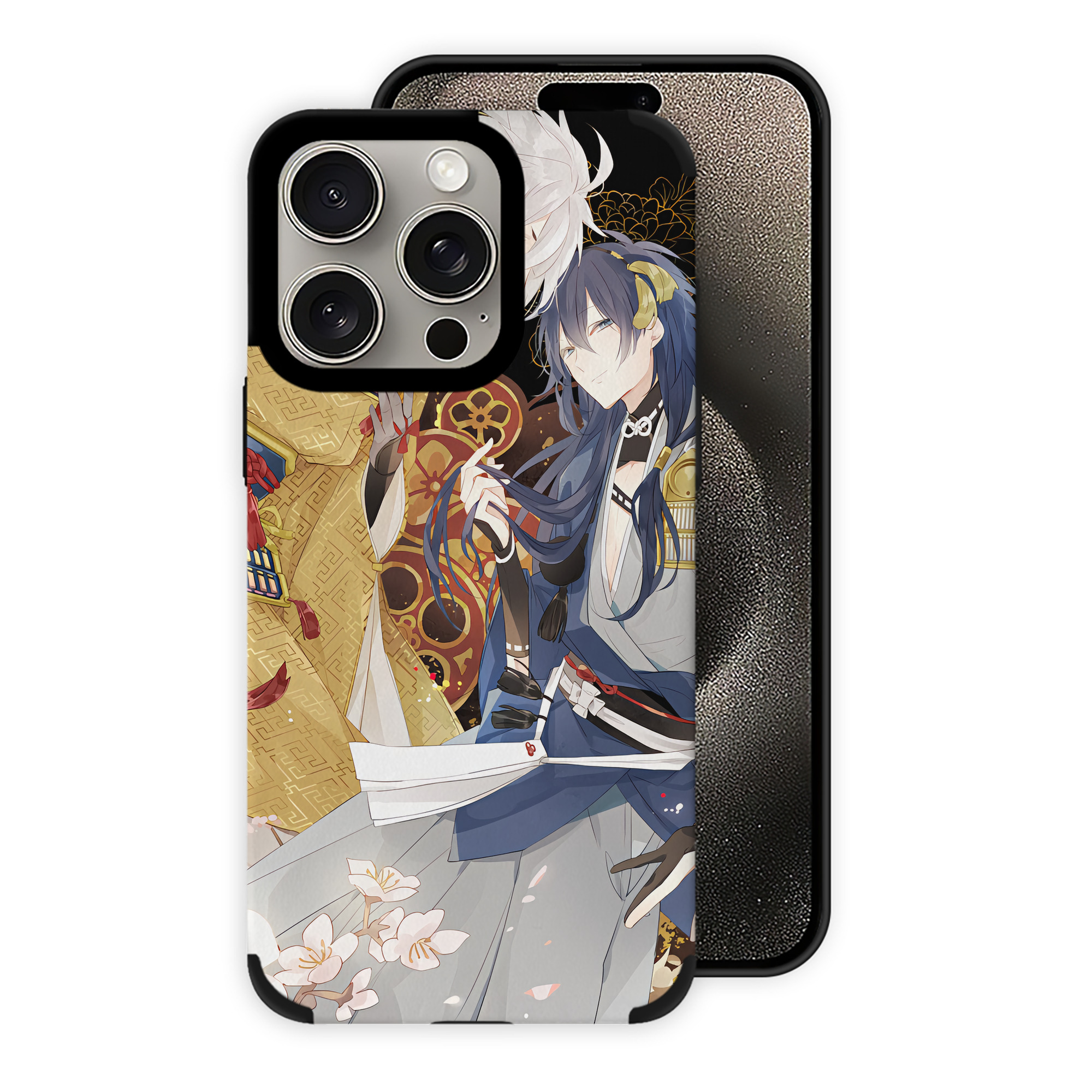（画像用） 刀剣乱舞 Touken Ranbu 【iPhone15ProMax対応】 PUレザー スマホケース 耐衝撃＆黄変防止