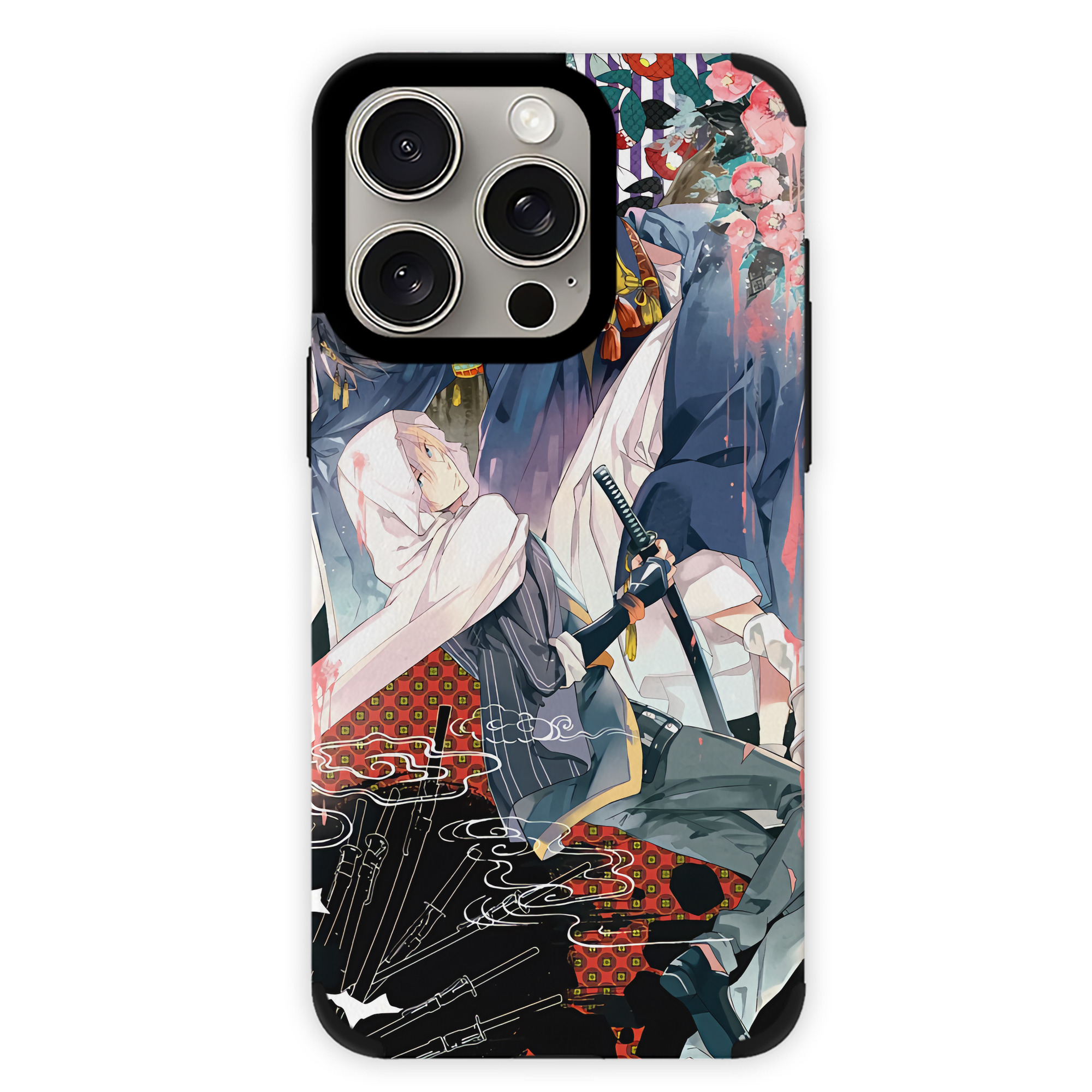 （画像用） 刀剣乱舞 Touken Ranbu 【iPhone15ProMax対応】 PUレザー スマホケース 耐衝撃＆黄変防止
