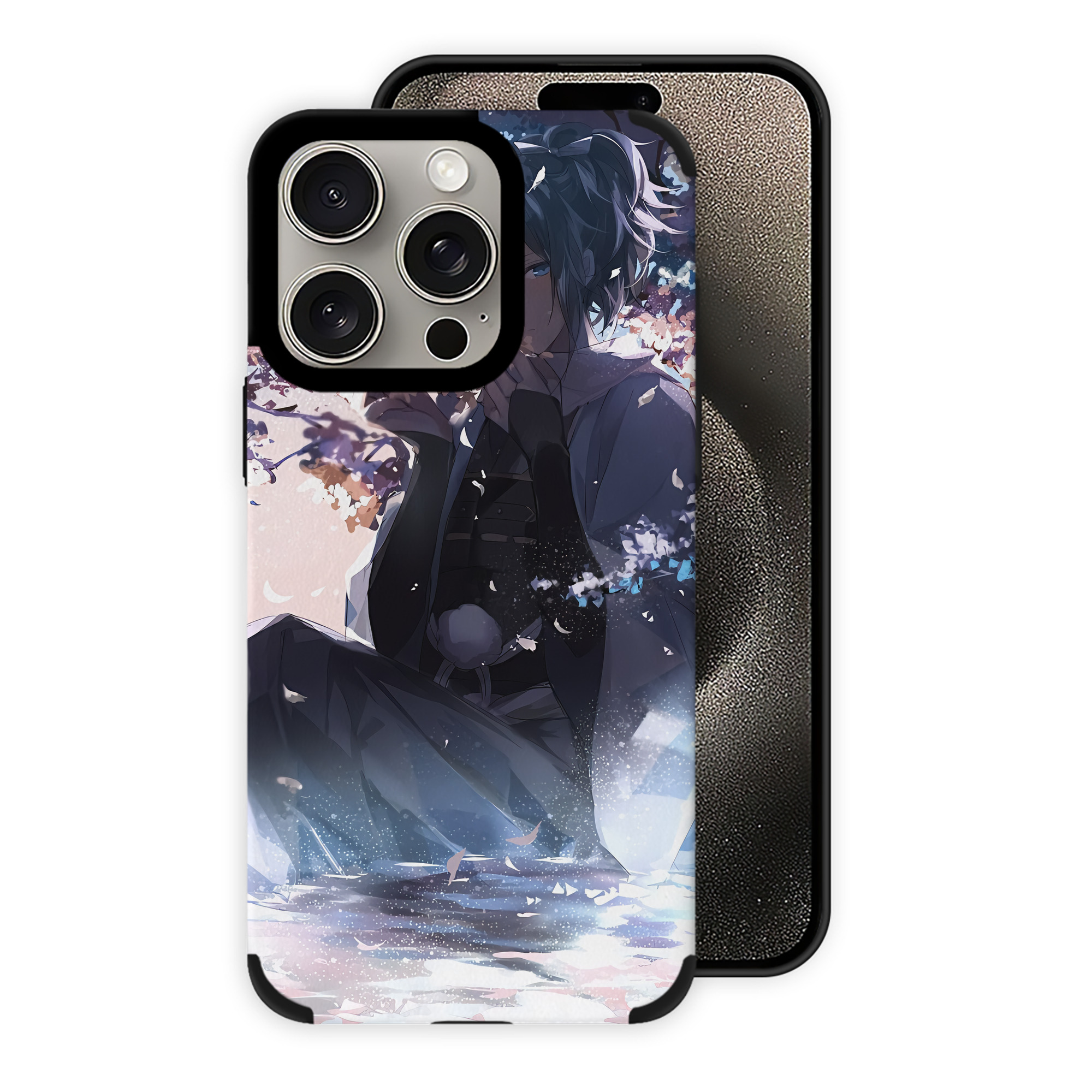 （画像用） 刀剣乱舞 Touken Ranbu 【iPhone15ProMax対応】 PUレザー スマホケース 耐衝撃＆黄変防止