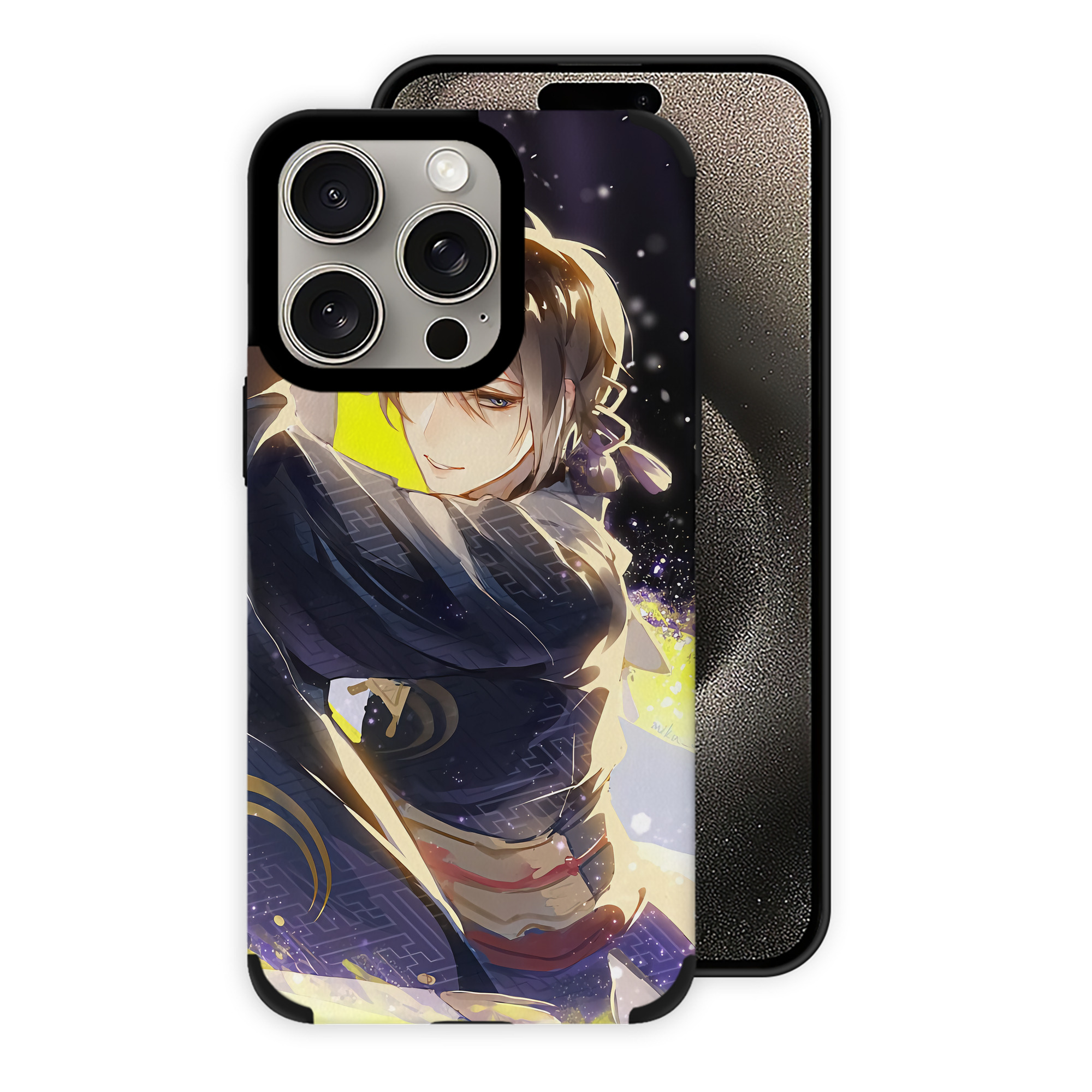 （画像用） 刀剣乱舞 Touken Ranbu 【iPhone15ProMax対応】 PUレザー スマホケース 耐衝撃＆黄変防止