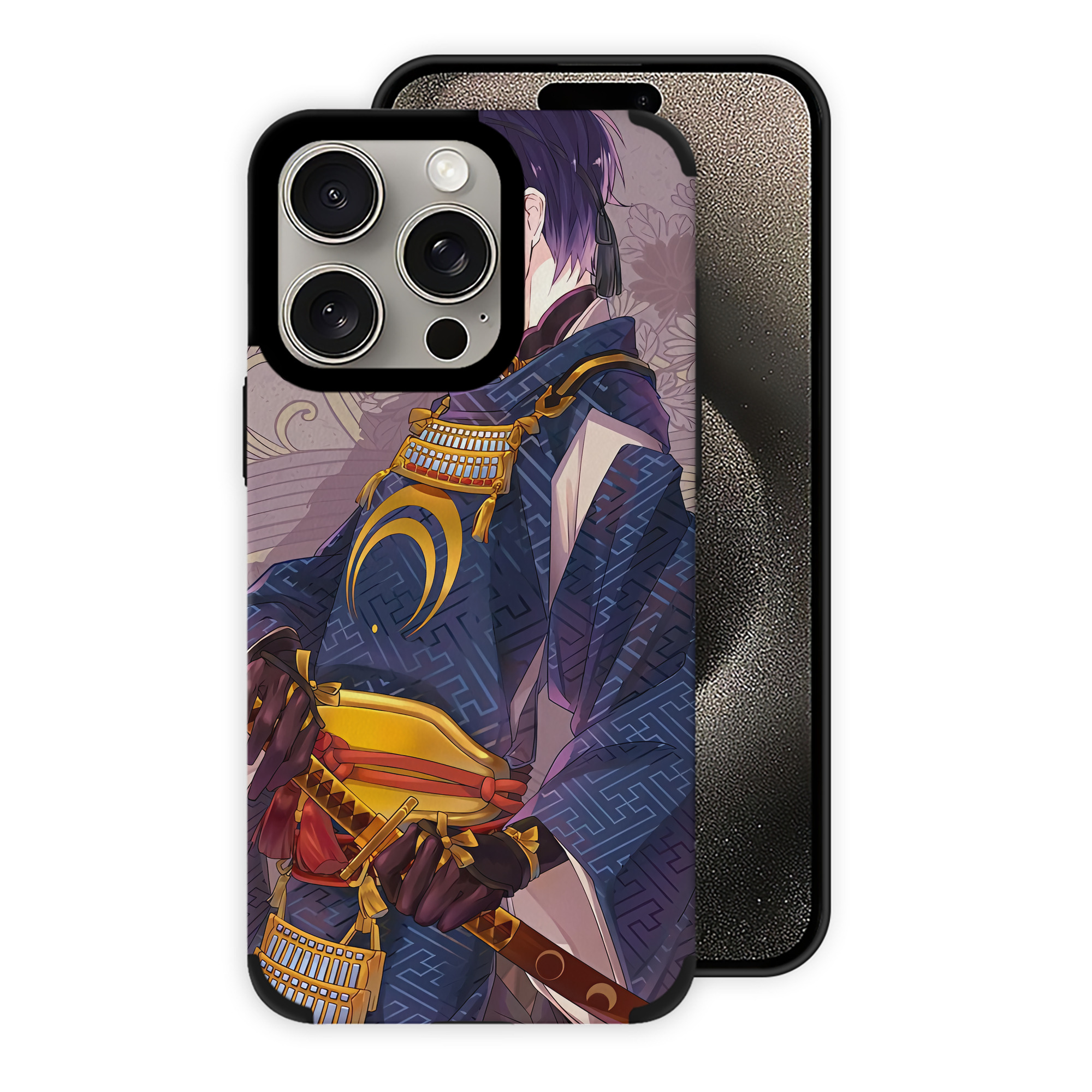 （画像用） 刀剣乱舞 Touken Ranbu 【iPhone15ProMax対応】 PUレザー スマホケース 耐衝撃＆黄変防止
