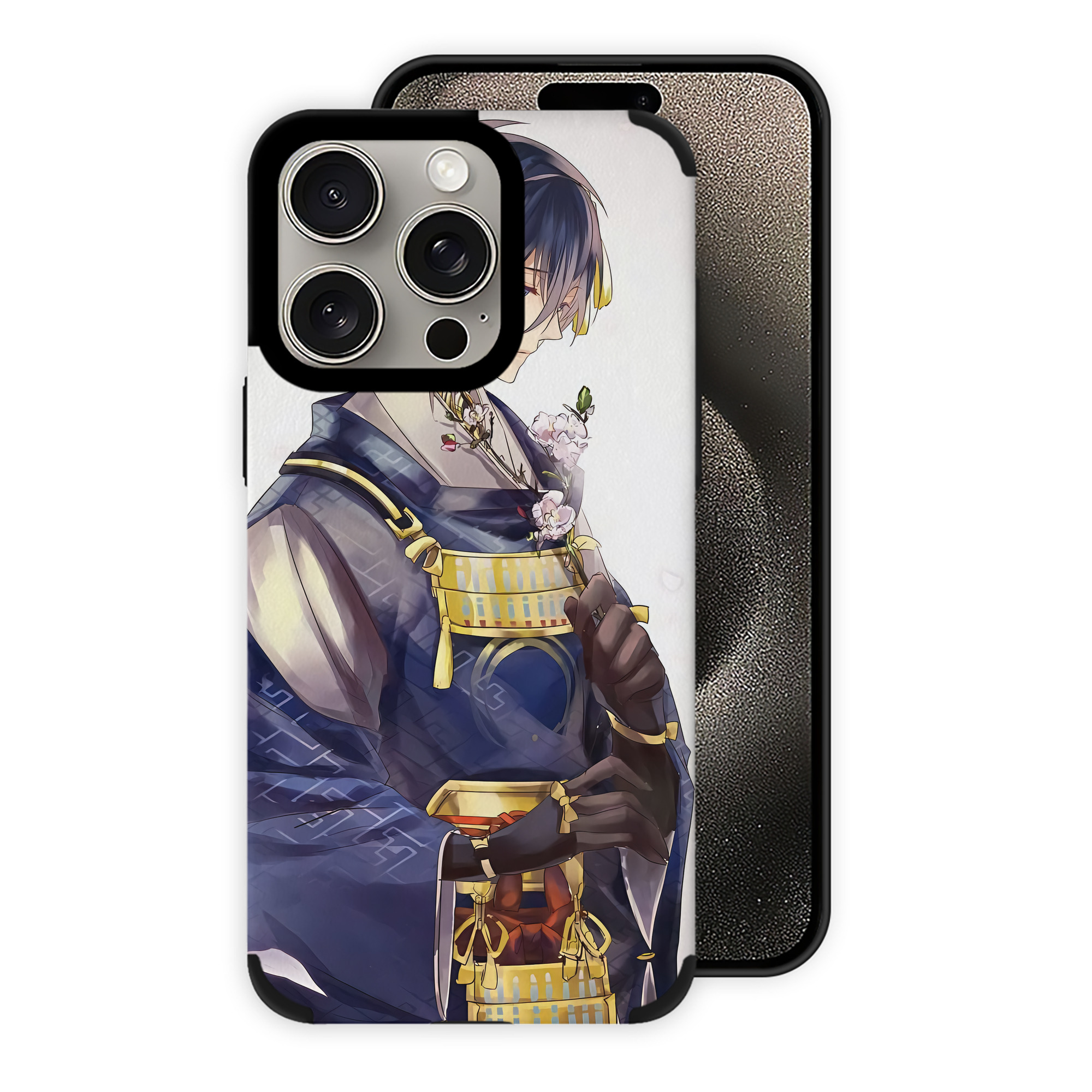 （画像用） 刀剣乱舞 Touken Ranbu 【iPhone15ProMax対応】 PUレザー スマホケース 耐衝撃＆黄変防止