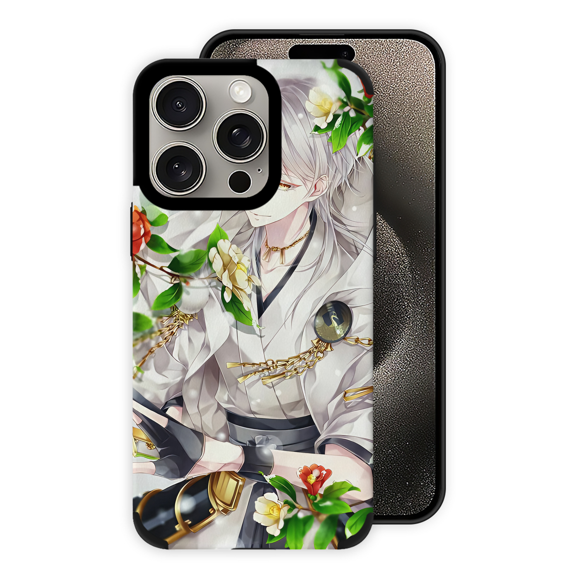 （画像用） 刀剣乱舞 Touken Ranbu 【iPhone15ProMax対応】 PUレザー スマホケース 耐衝撃＆黄変防止