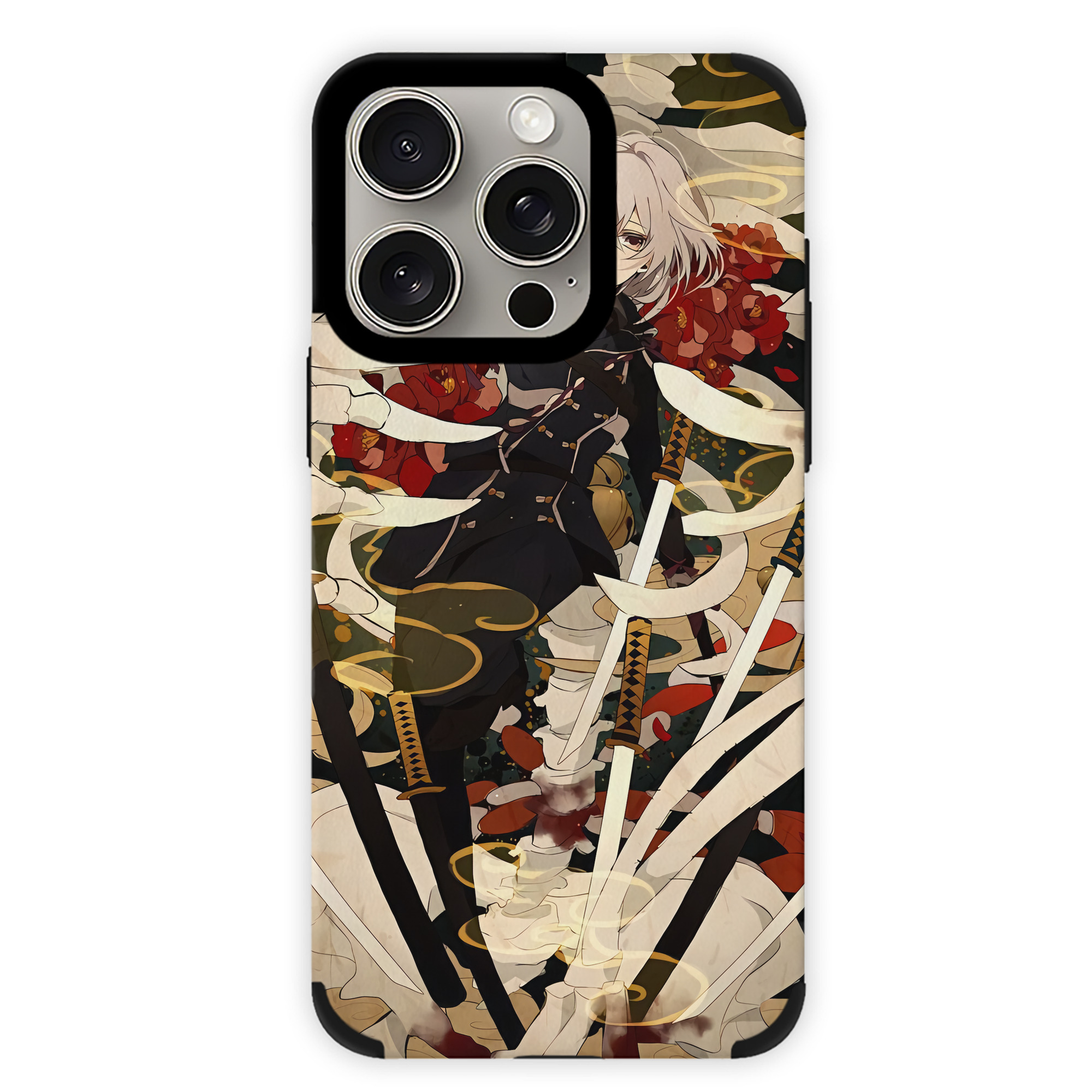 （画像用） 刀剣乱舞 Touken Ranbu 【iPhone15ProMax対応】 PUレザー スマホケース 耐衝撃＆黄変防止