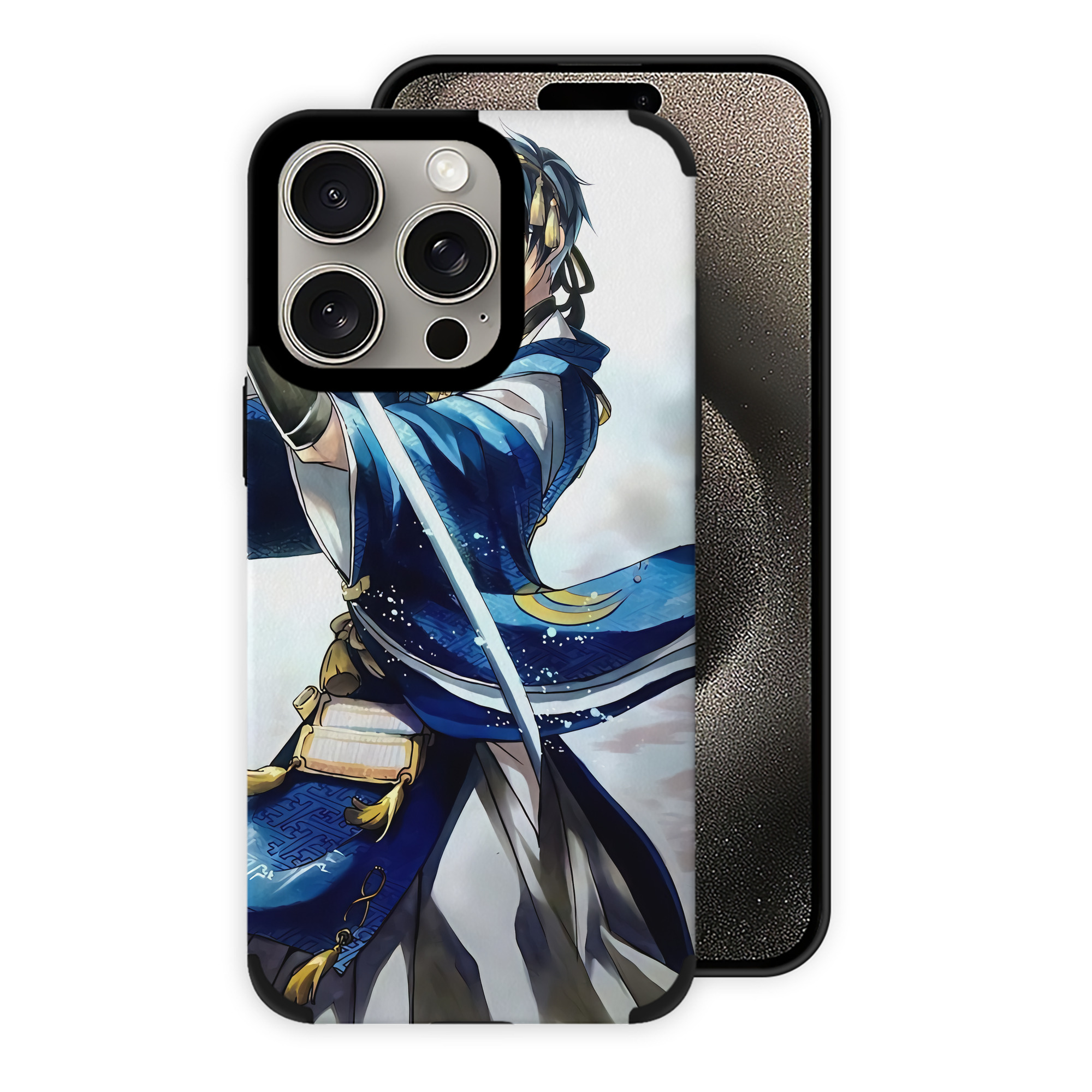 （画像用） 刀剣乱舞 Touken Ranbu 【iPhone15ProMax対応】 PUレザー スマホケース 耐衝撃＆黄変防止