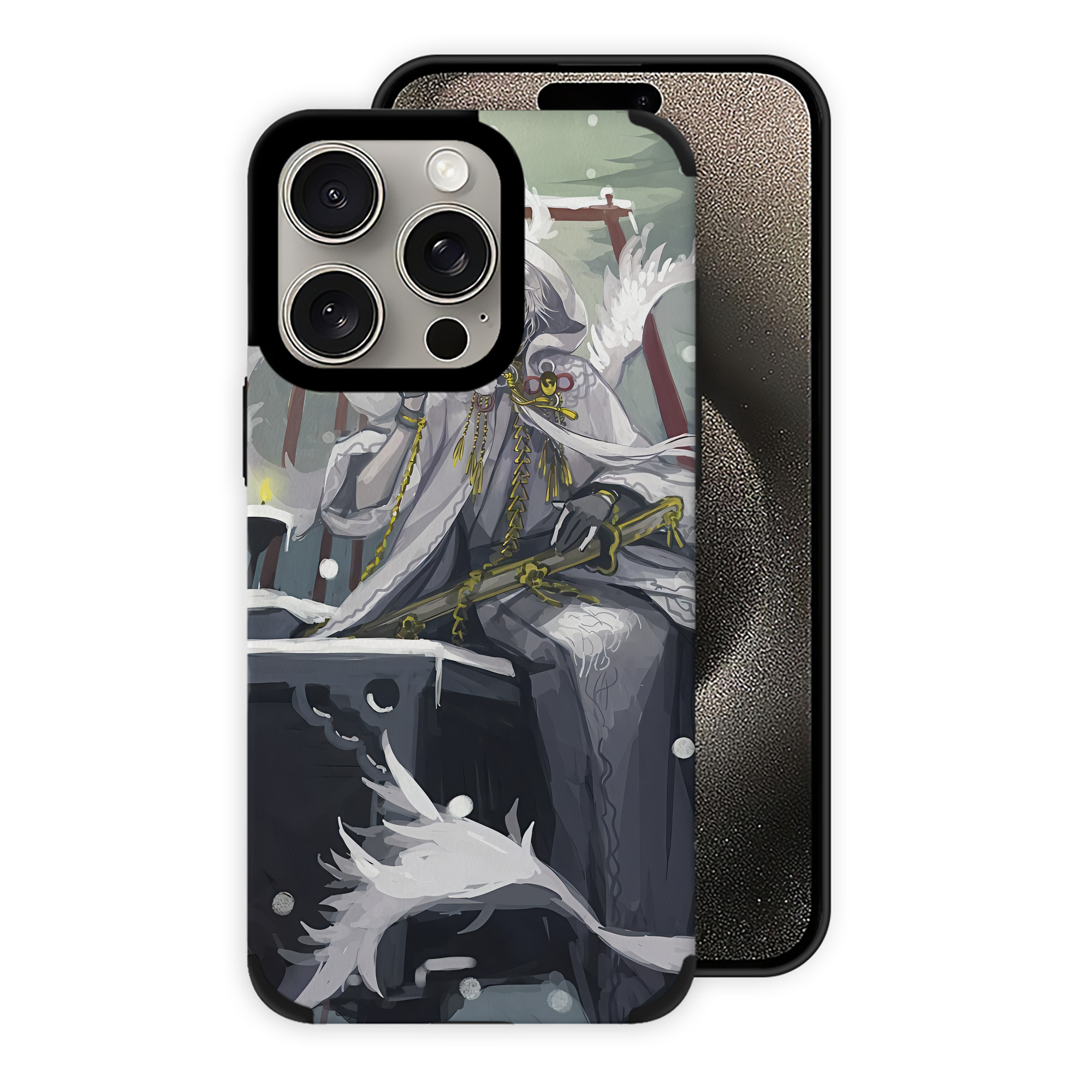 （画像用） 刀剣乱舞 Touken Ranbu 【iPhone15ProMax対応】 PUレザー スマホケース 耐衝撃＆黄変防止