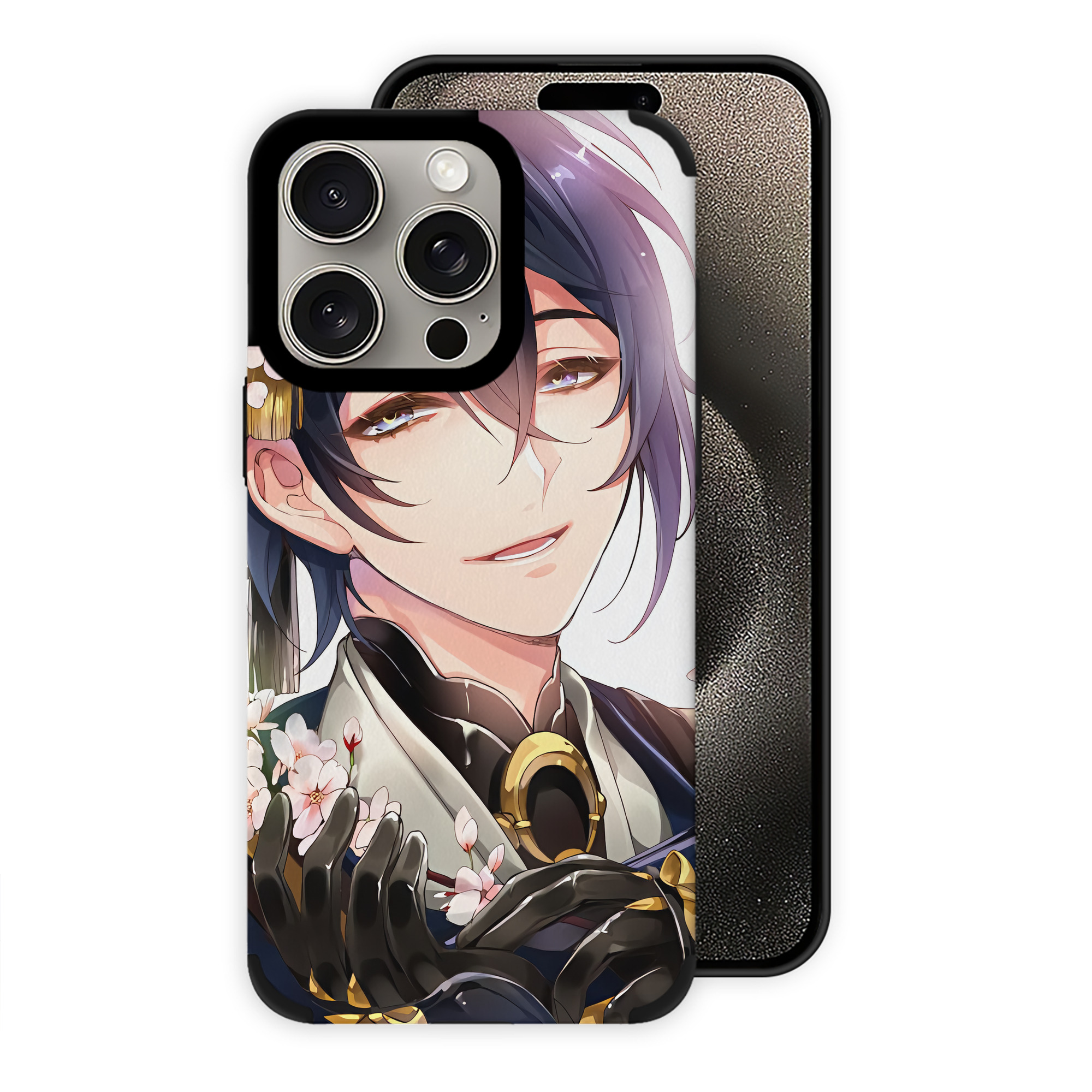 （画像用） 刀剣乱舞 Touken Ranbu 【iPhone15ProMax対応】 PUレザー スマホケース 耐衝撃＆黄変防止