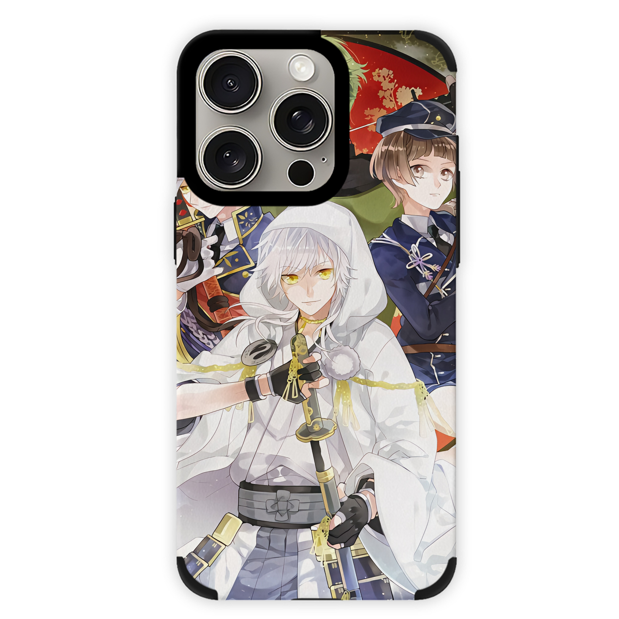 （画像用） 刀剣乱舞 Touken Ranbu 【iPhone15ProMax対応】 PUレザー スマホケース 耐衝撃＆黄変防止