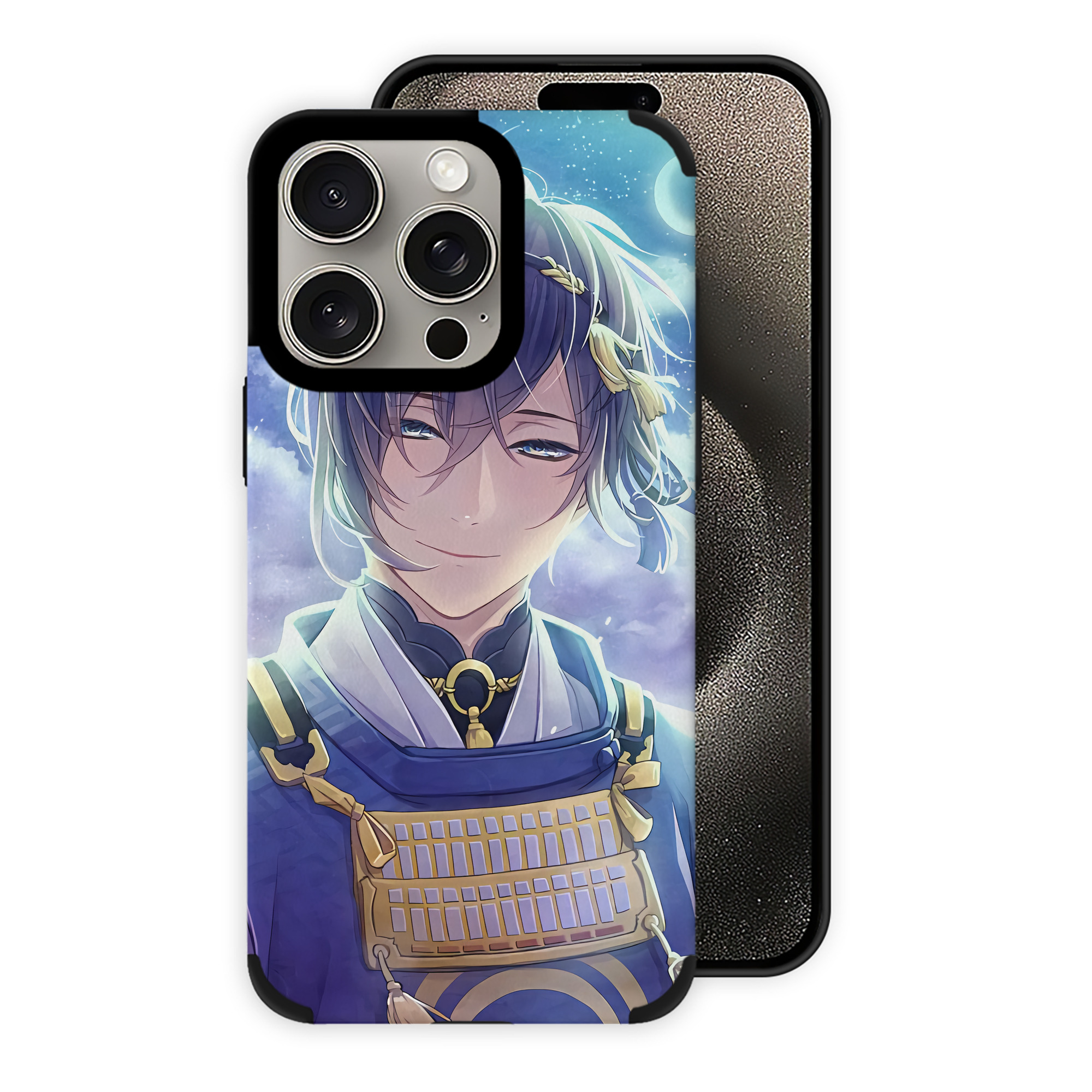 （画像用） 刀剣乱舞 Touken Ranbu 【iPhone15ProMax対応】 PUレザー スマホケース 耐衝撃＆黄変防止