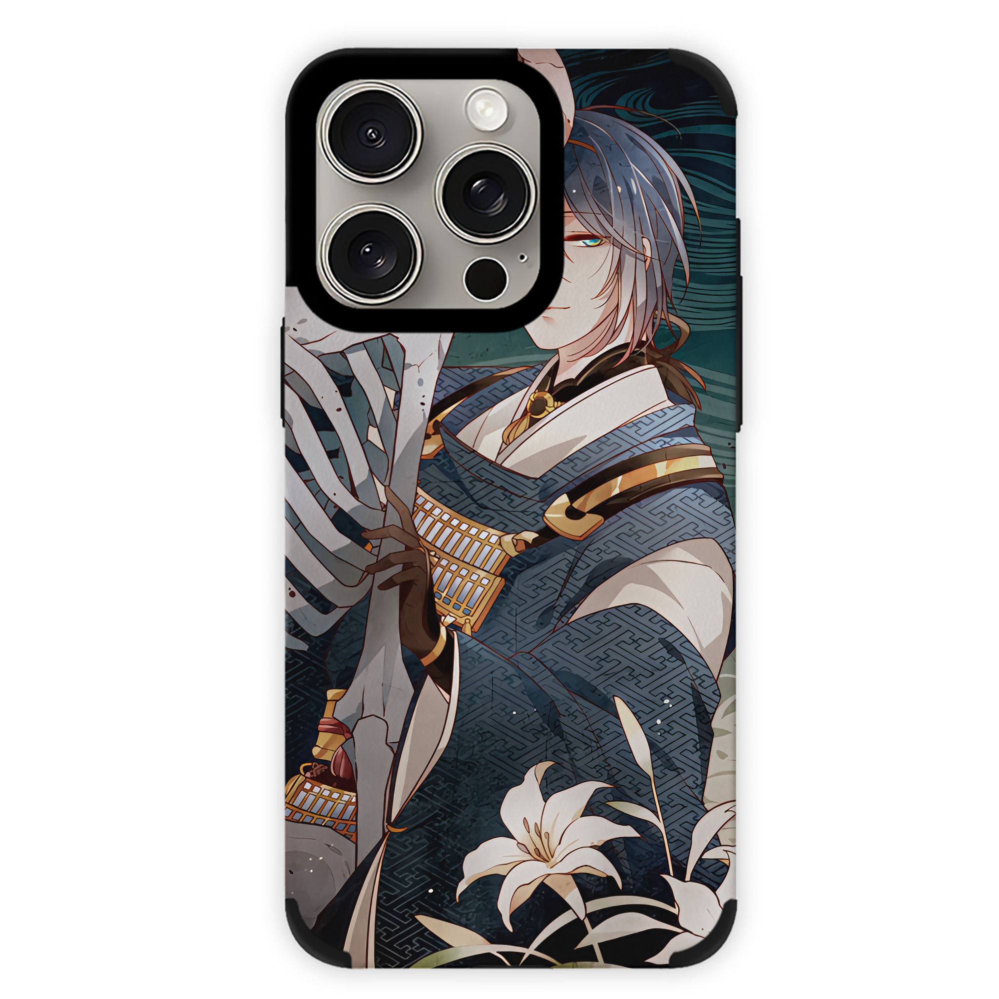 （画像用） 刀剣乱舞 Touken Ranbu 【iPhone15ProMax対応】 PUレザー スマホケース 耐衝撃＆黄変防止