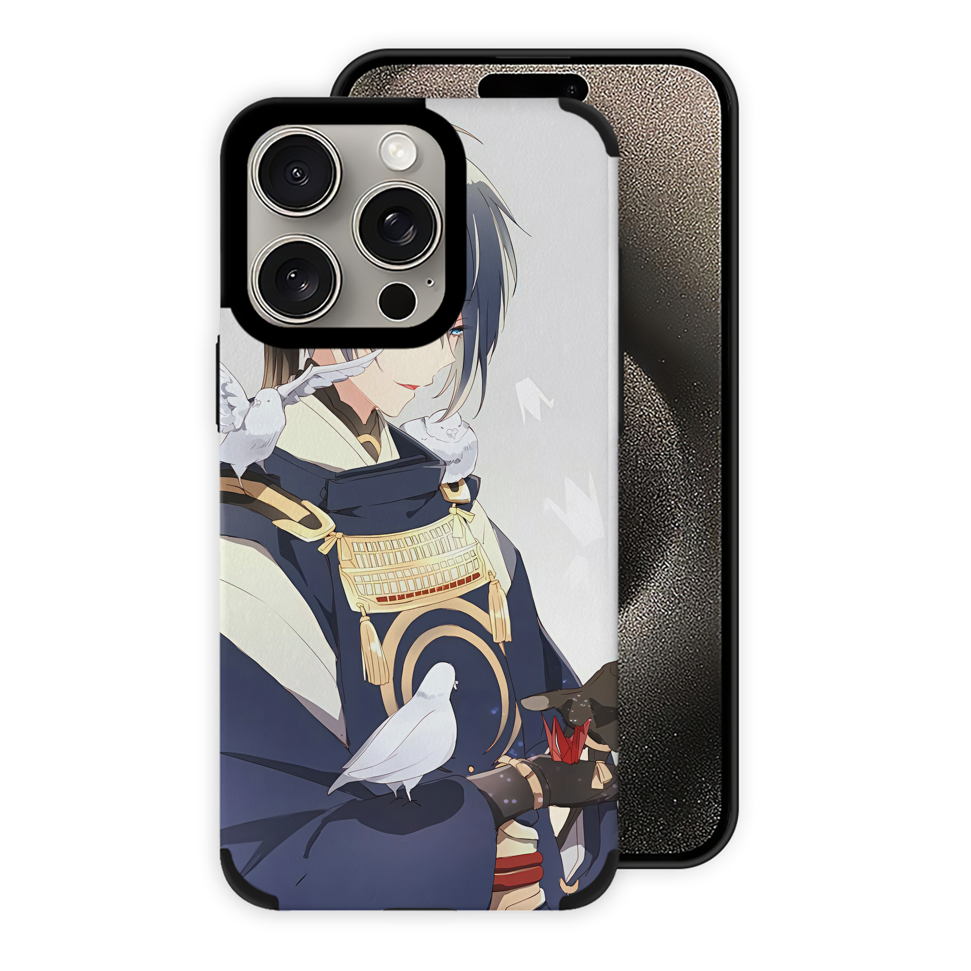 （画像用） 刀剣乱舞 Touken Ranbu 【iPhone15ProMax対応】 PUレザー スマホケース 耐衝撃＆黄変防止