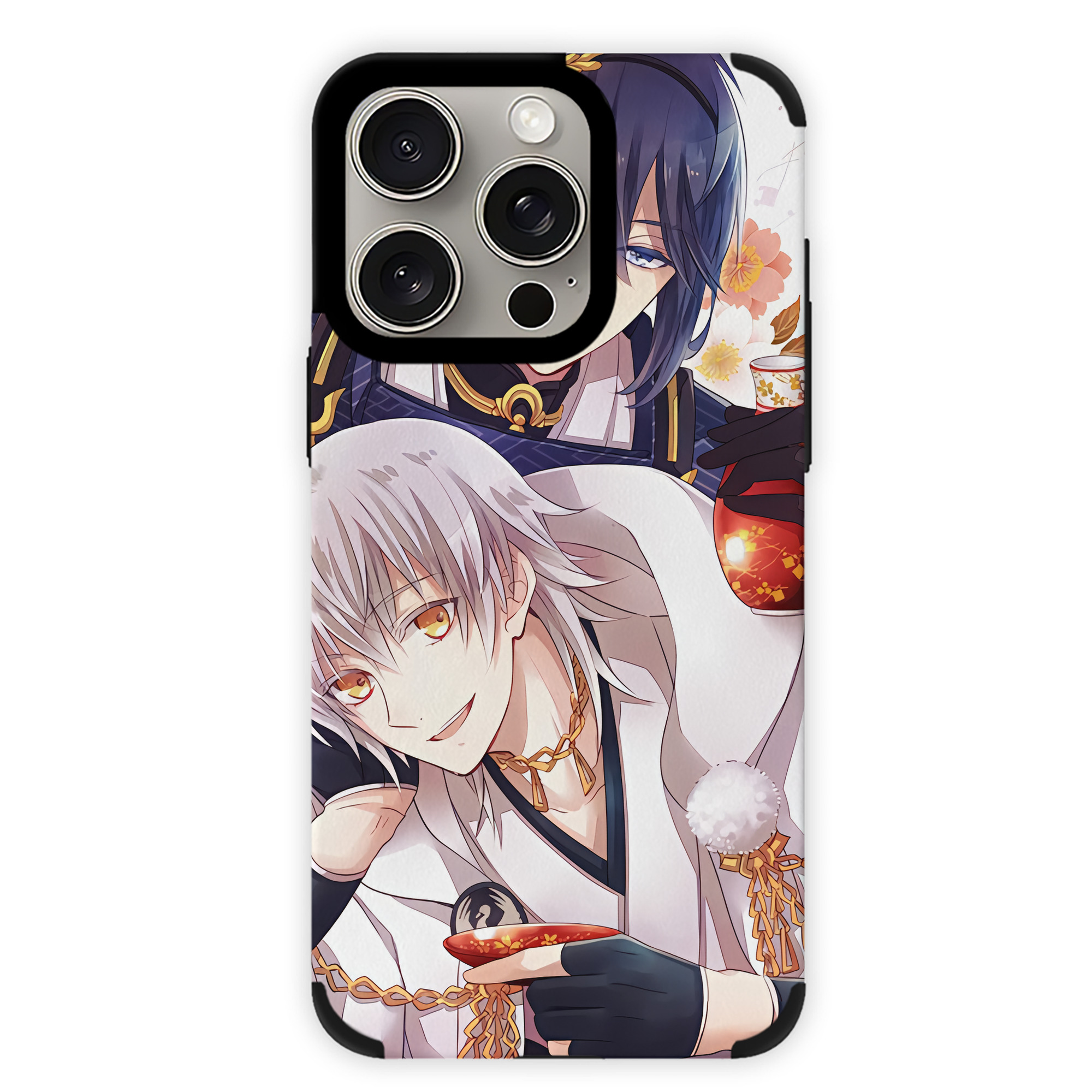（画像用） 刀剣乱舞 Touken Ranbu 【iPhone15ProMax対応】 PUレザー スマホケース 耐衝撃＆黄変防止
