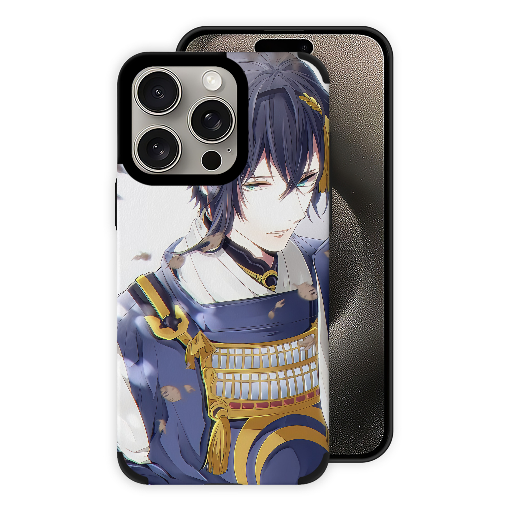 （画像用） 刀剣乱舞 Touken Ranbu 【iPhone15ProMax対応】 PUレザー スマホケース 耐衝撃＆黄変防止