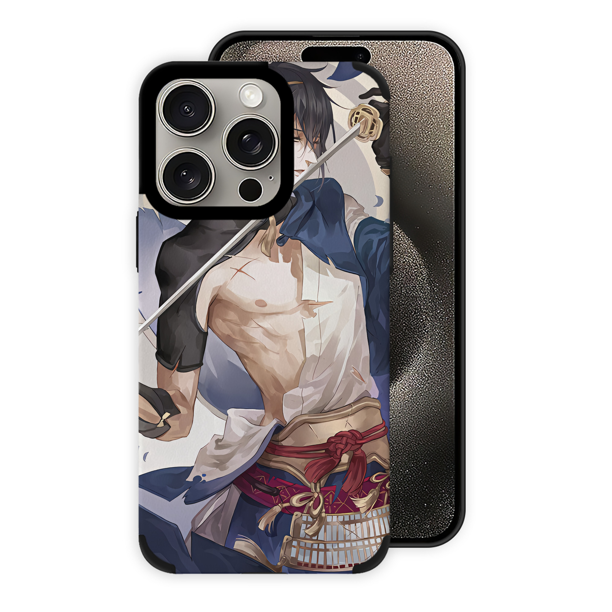 （画像用） 刀剣乱舞 Touken Ranbu 【iPhone15ProMax対応】 PUレザー スマホケース 耐衝撃＆黄変防止