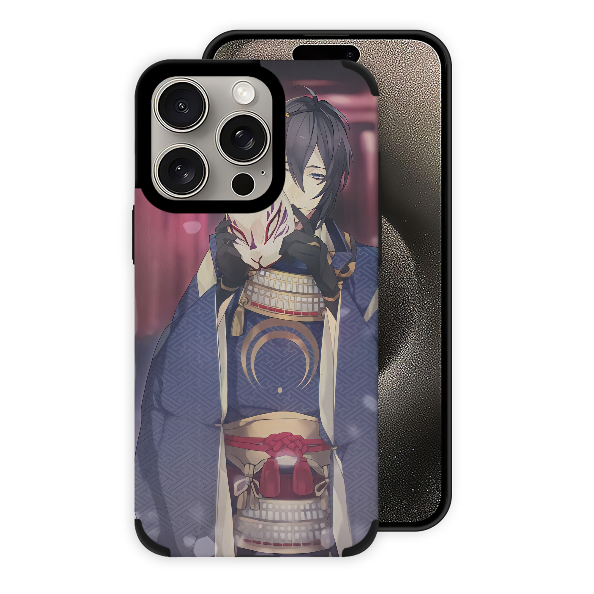 （画像用） 刀剣乱舞 Touken Ranbu 【iPhone15ProMax対応】 PUレザー スマホケース 耐衝撃＆黄変防止