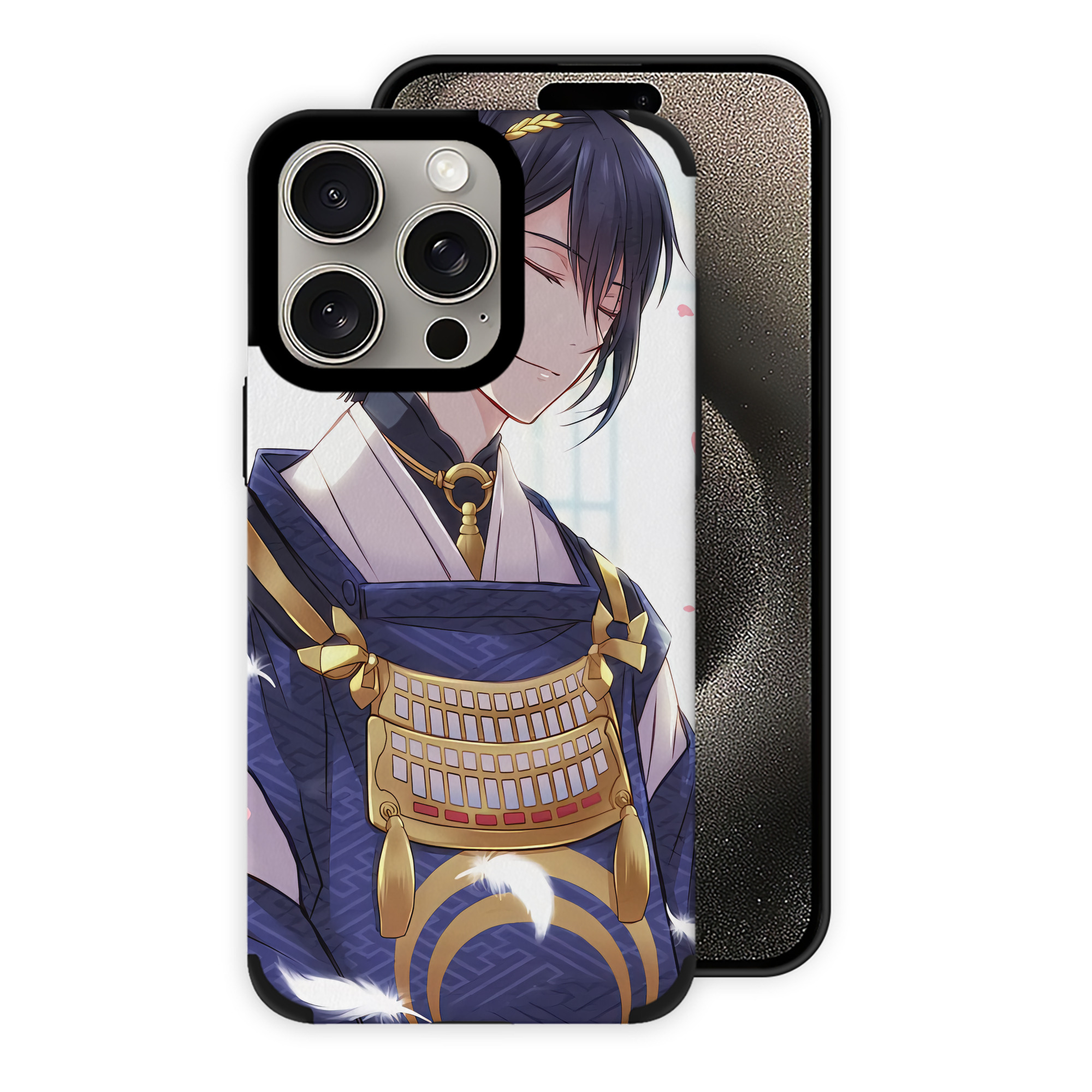 （画像用） 刀剣乱舞 Touken Ranbu 【iPhone15ProMax対応】 PUレザー スマホケース 耐衝撃＆黄変防止