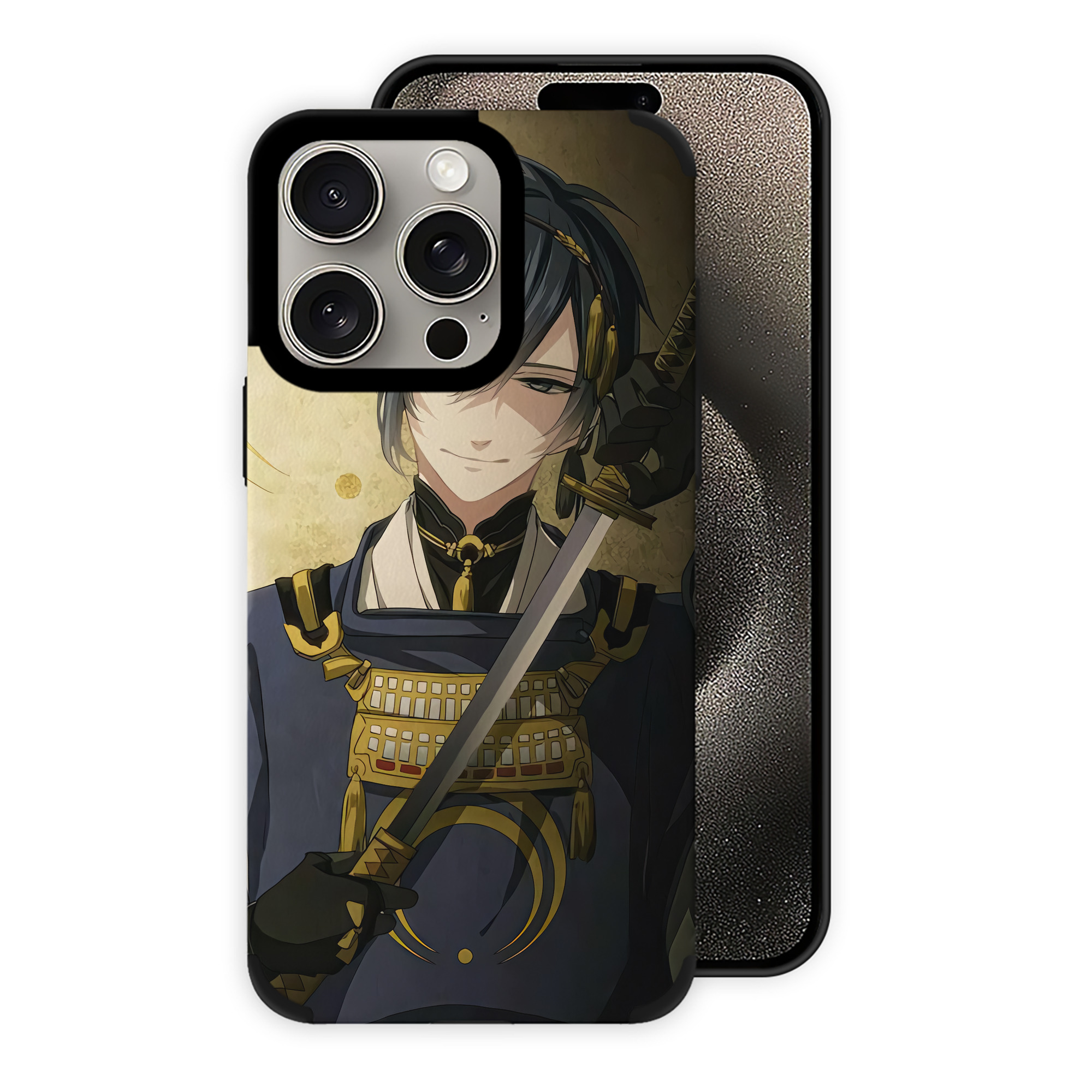 （画像用） 刀剣乱舞 Touken Ranbu 【iPhone15ProMax対応】 PUレザー スマホケース 耐衝撃＆黄変防止