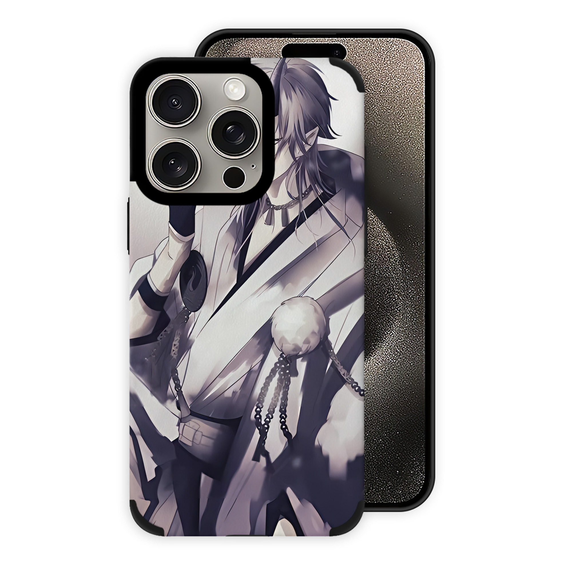 （画像用） 刀剣乱舞 Touken Ranbu 【iPhone15ProMax対応】 PUレザー スマホケース 耐衝撃＆黄変防止