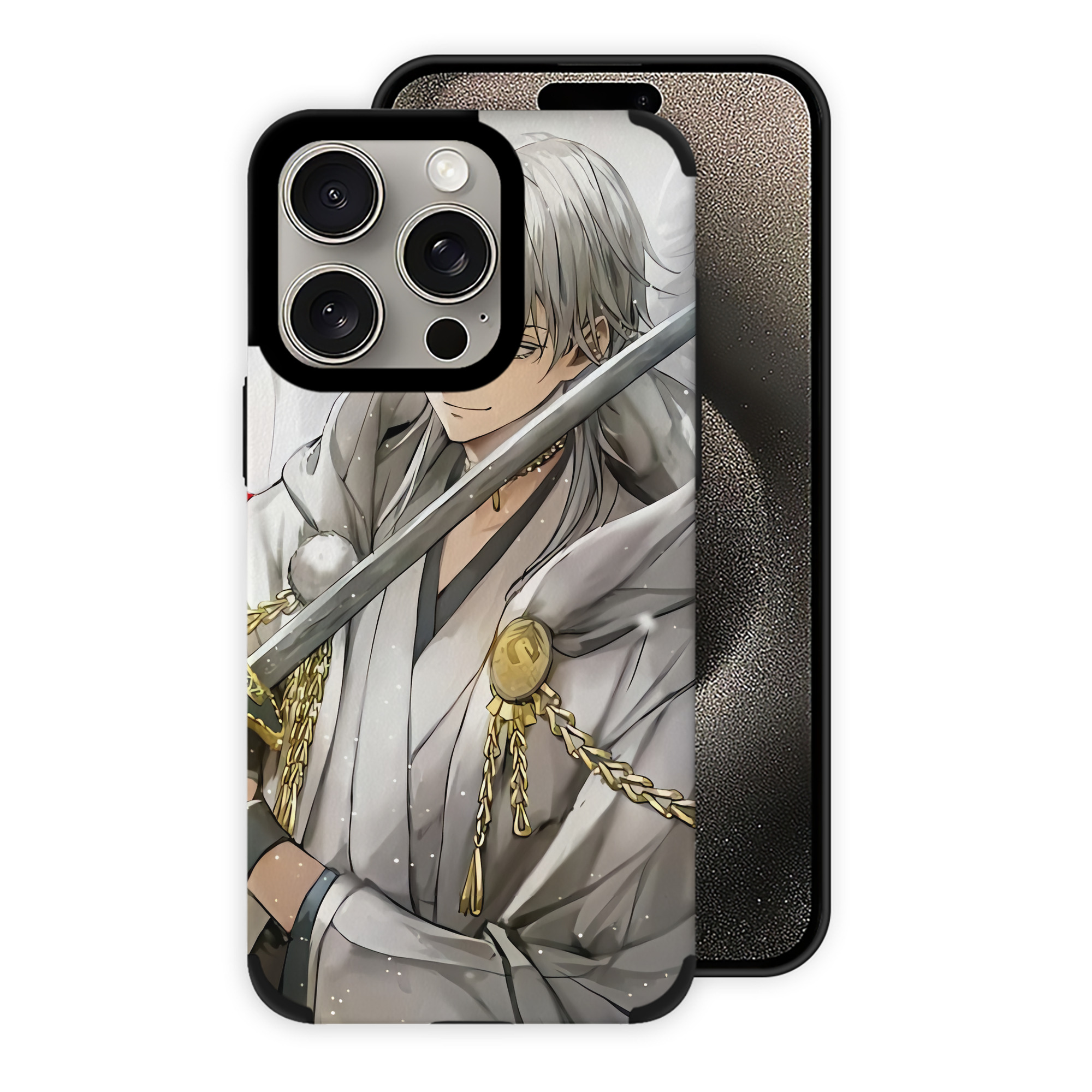 （画像用） 刀剣乱舞 Touken Ranbu 【iPhone15ProMax対応】 PUレザー スマホケース 耐衝撃＆黄変防止