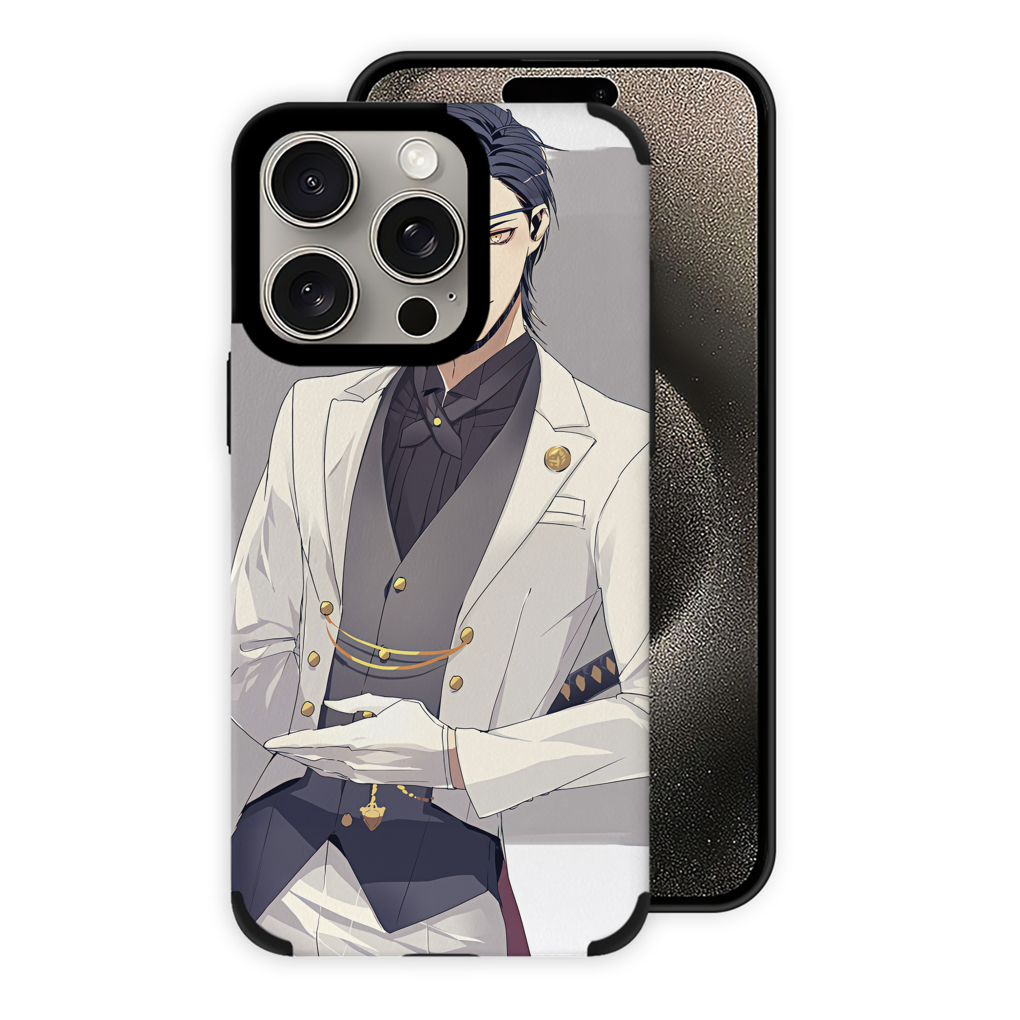 （画像用） 刀剣乱舞 Touken Ranbu 【iPhone15ProMax対応】 PUレザー スマホケース 耐衝撃＆黄変防止