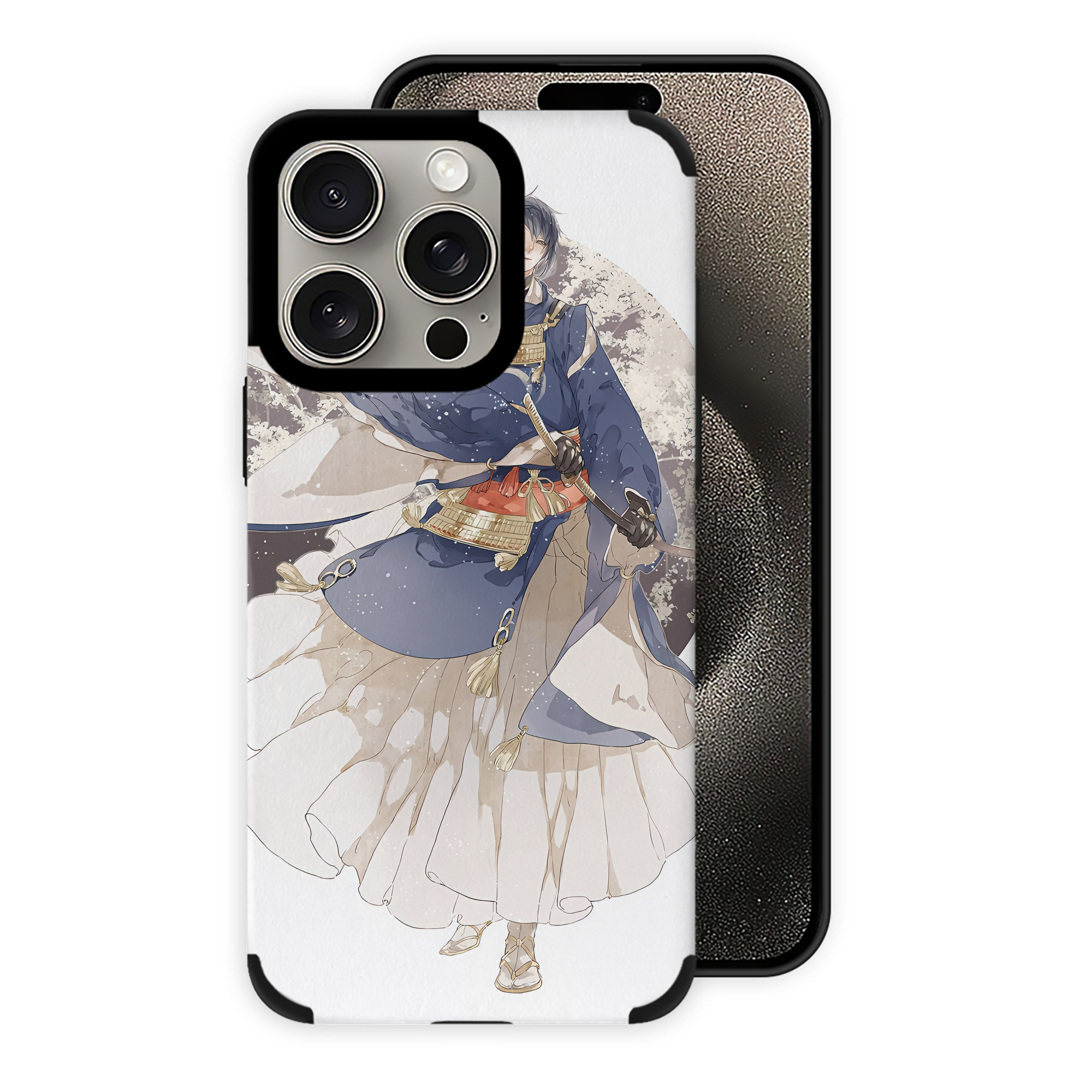 （画像用） 刀剣乱舞 Touken Ranbu 【iPhone15ProMax対応】 PUレザー スマホケース 耐衝撃＆黄変防止