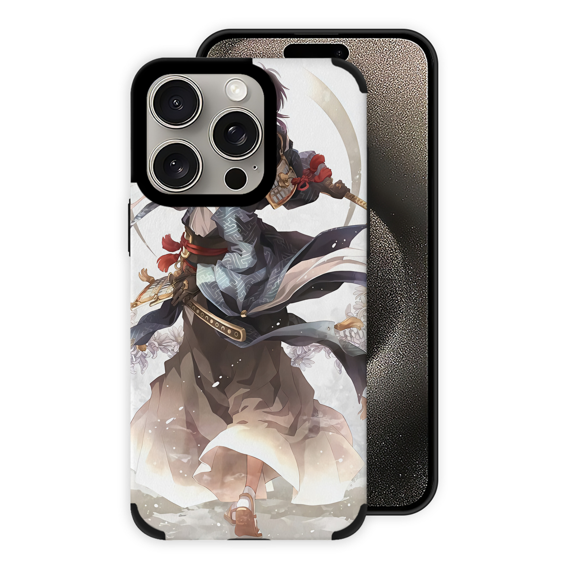 （画像用） 刀剣乱舞 Touken Ranbu 【iPhone15ProMax対応】 PUレザー スマホケース 耐衝撃＆黄変防止